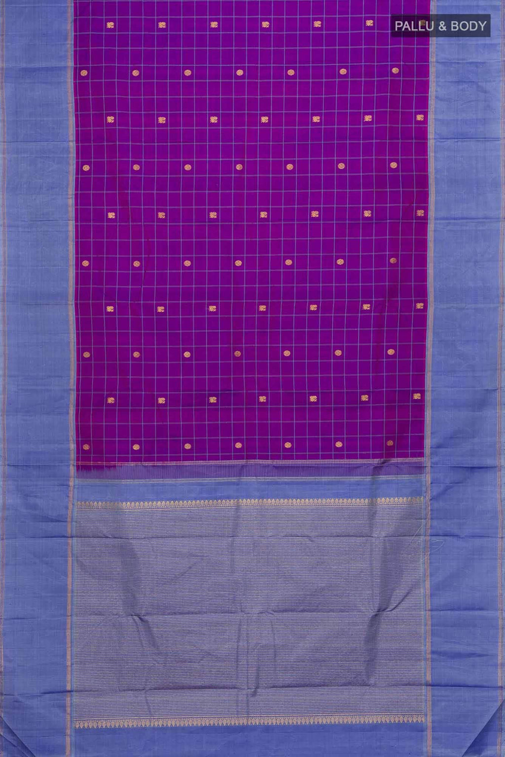 Purple Kanchipuram Silk Saree
