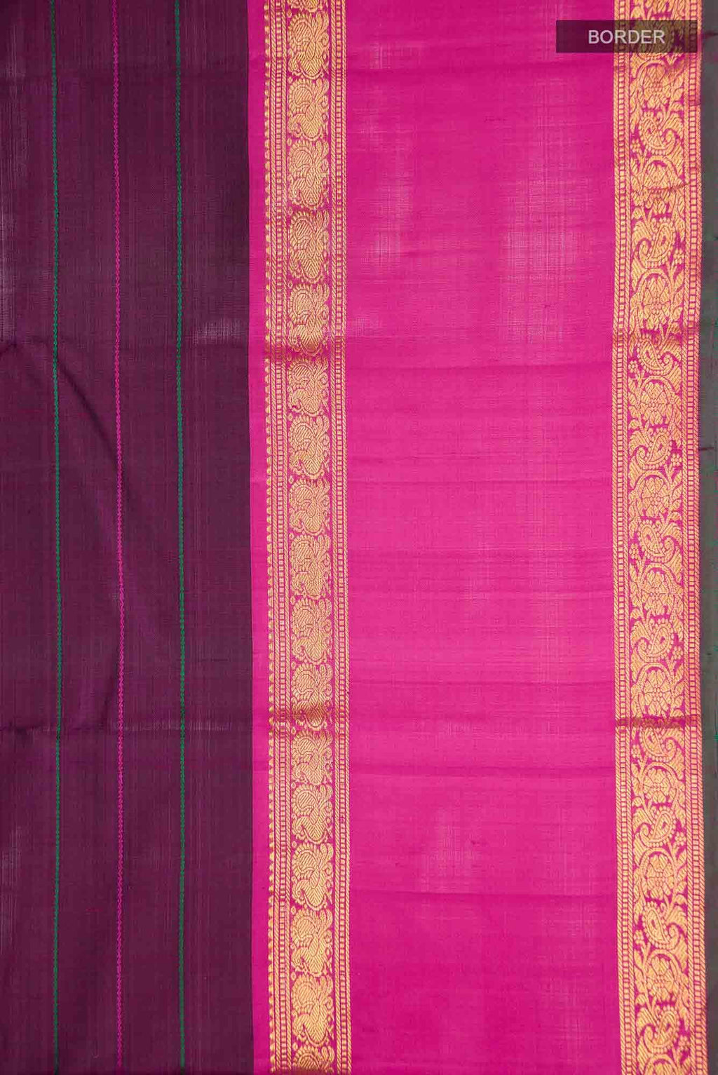 Purple Kanchipuram Silk Saree