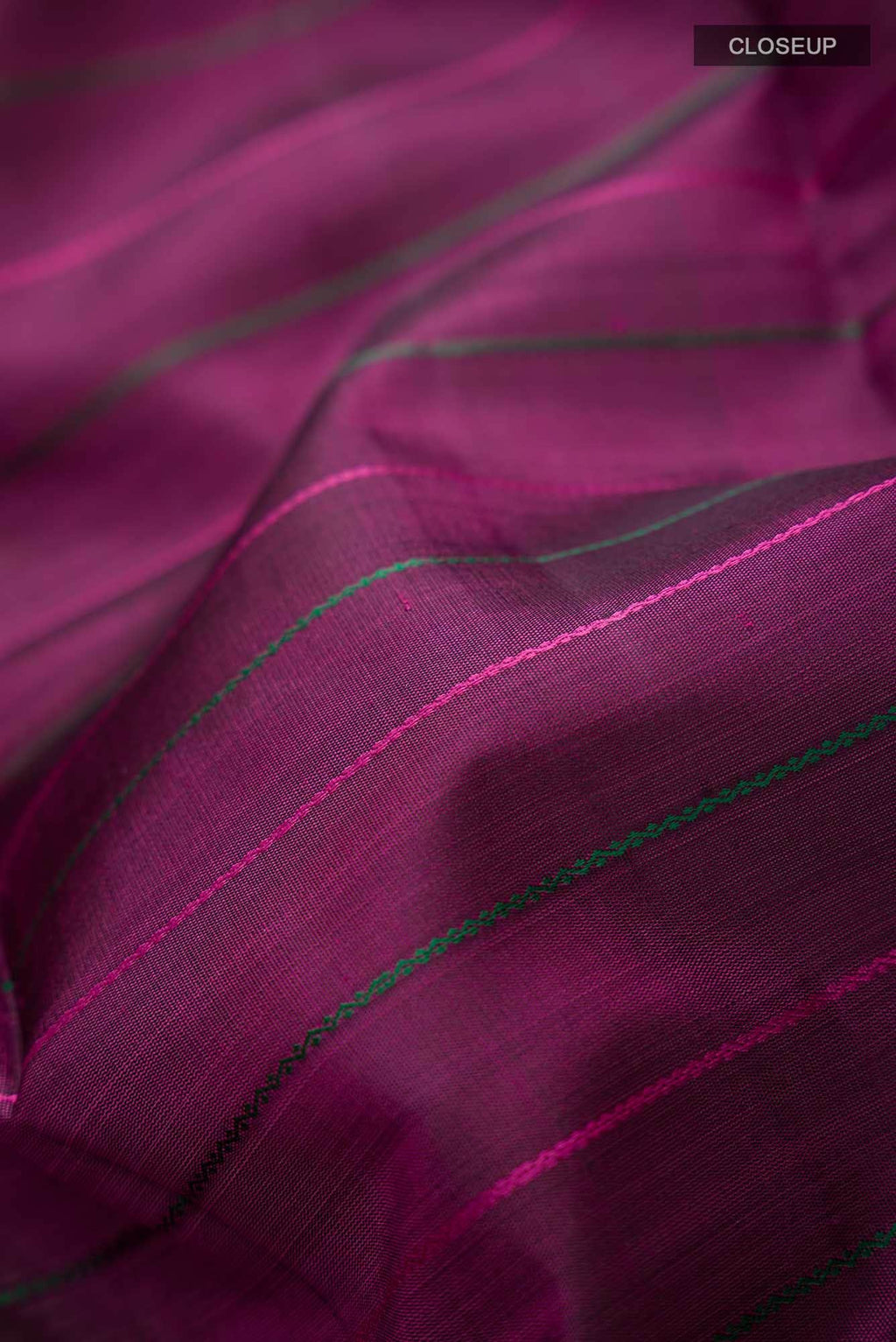 Purple Kanchipuram Silk Saree