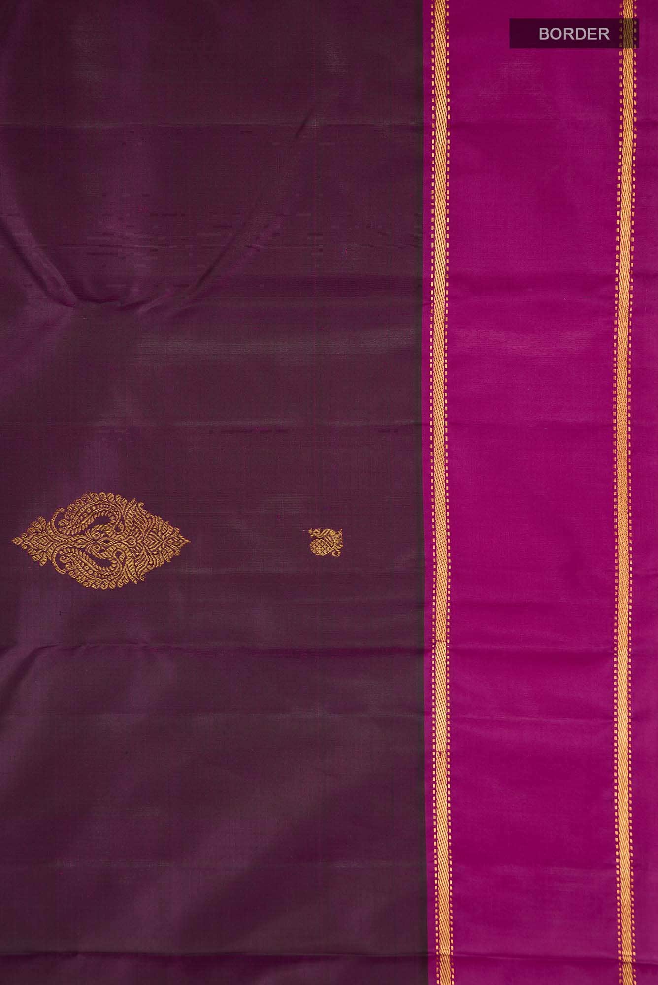 Purple Kanchipuram Silk Saree
