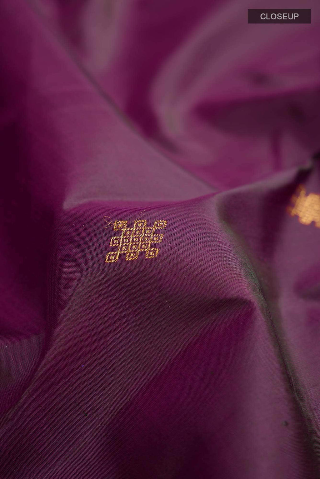 Purple Kanchipuram Silk Saree