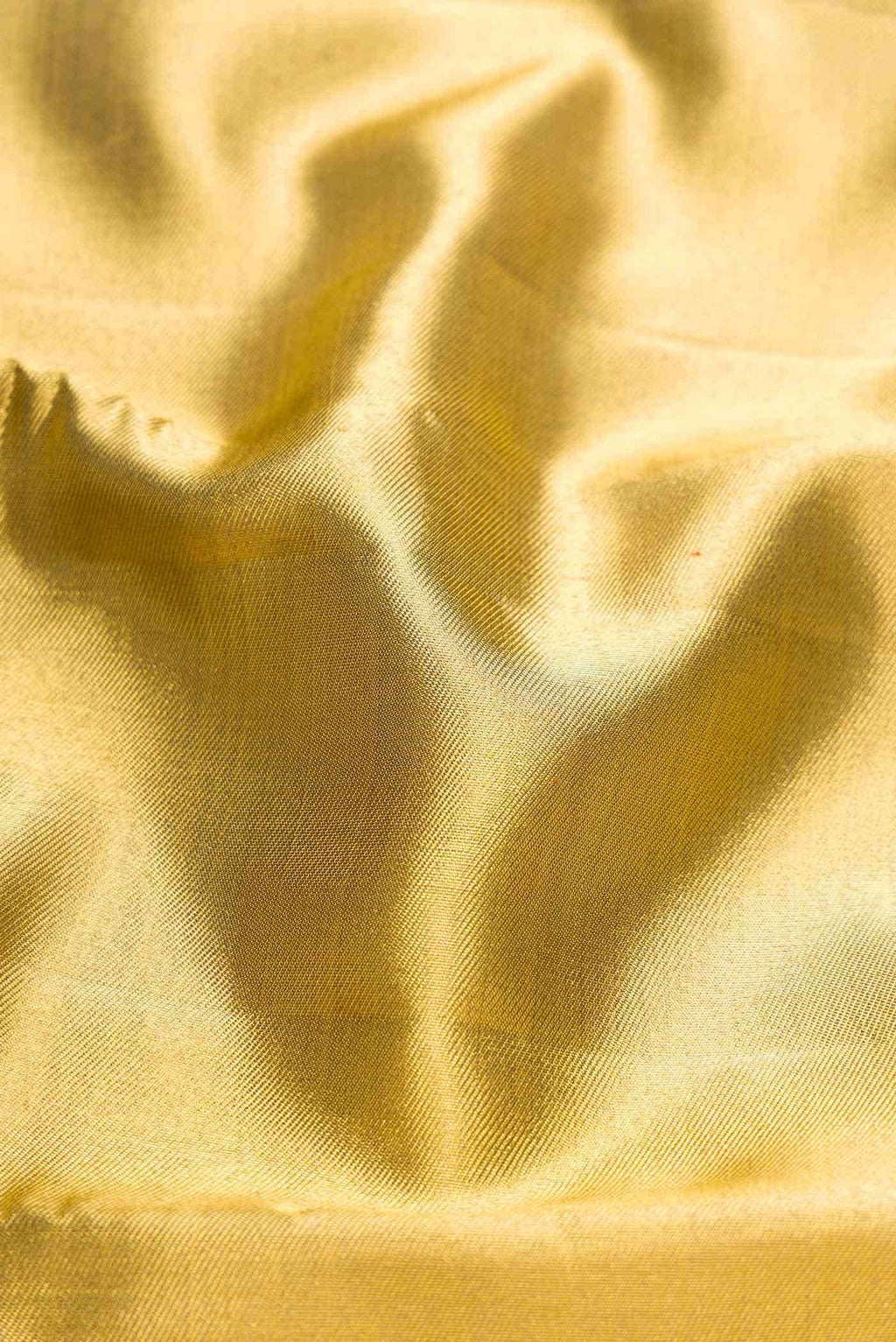 Gold Dual Tone Kanchipuram Tissue Silk Saree