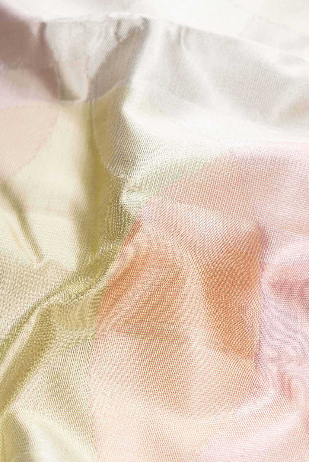 Silver Dual Tone Kanchipuram Tissue Silk Saree