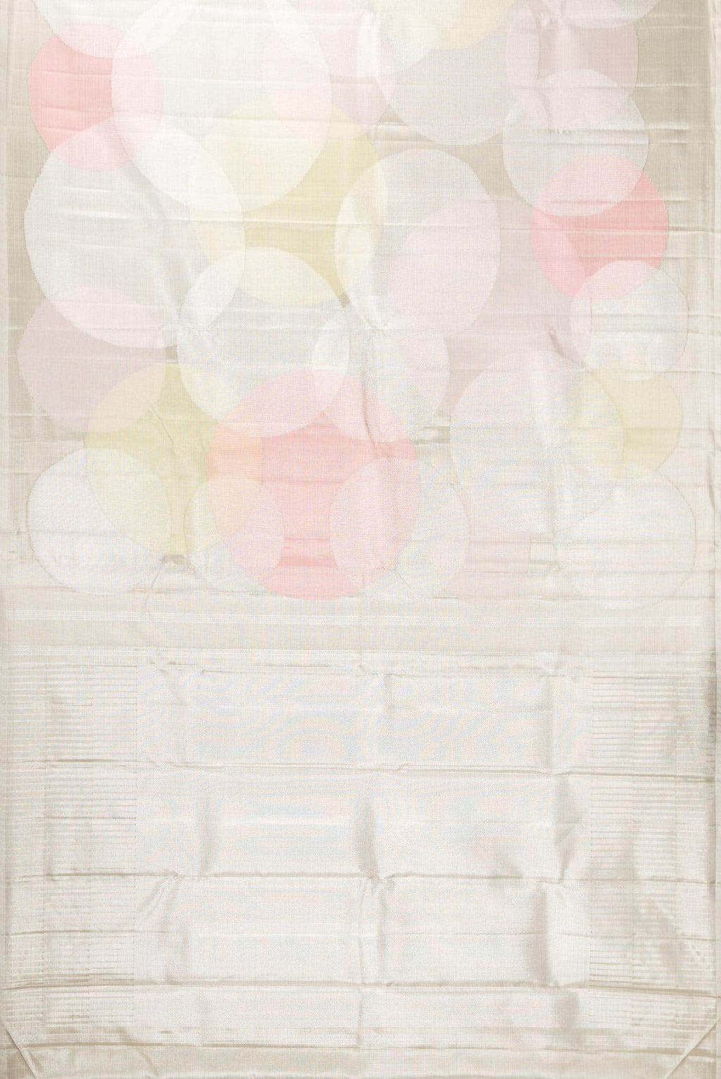 Silver Dual Tone Kanchipuram Tissue Silk Saree