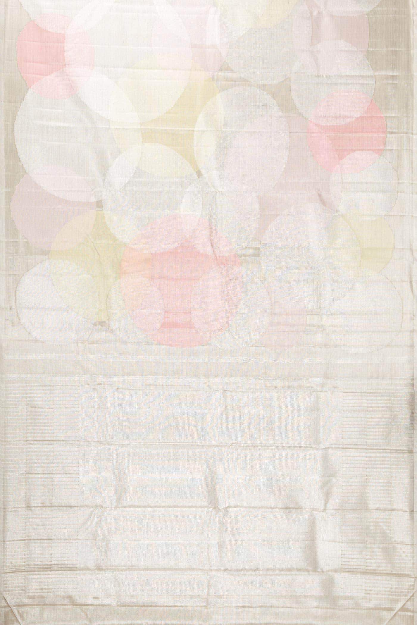 Silver Dual Tone Kanchipuram Tissue Silk Saree