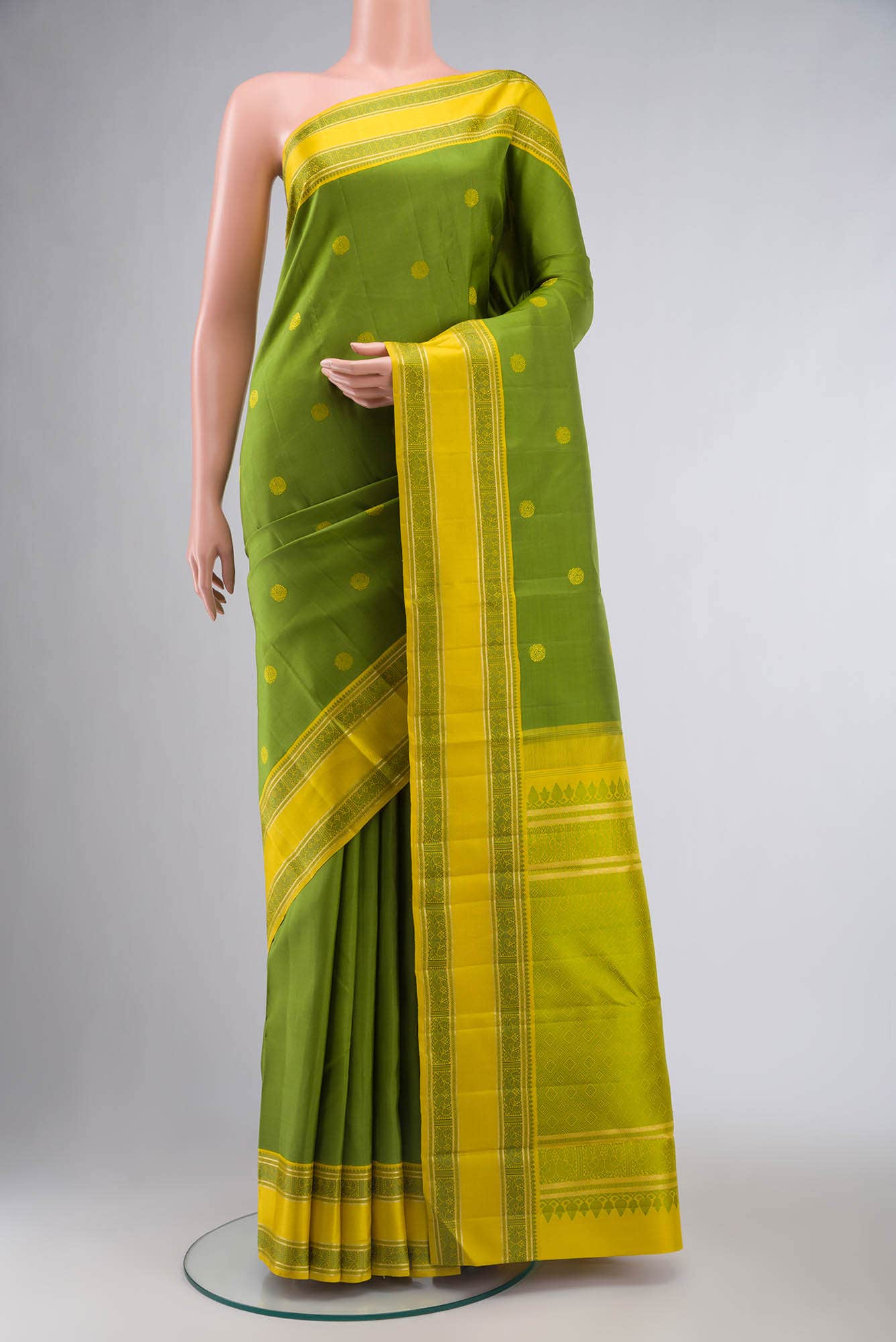 Green Kanchipuram Silk Saree