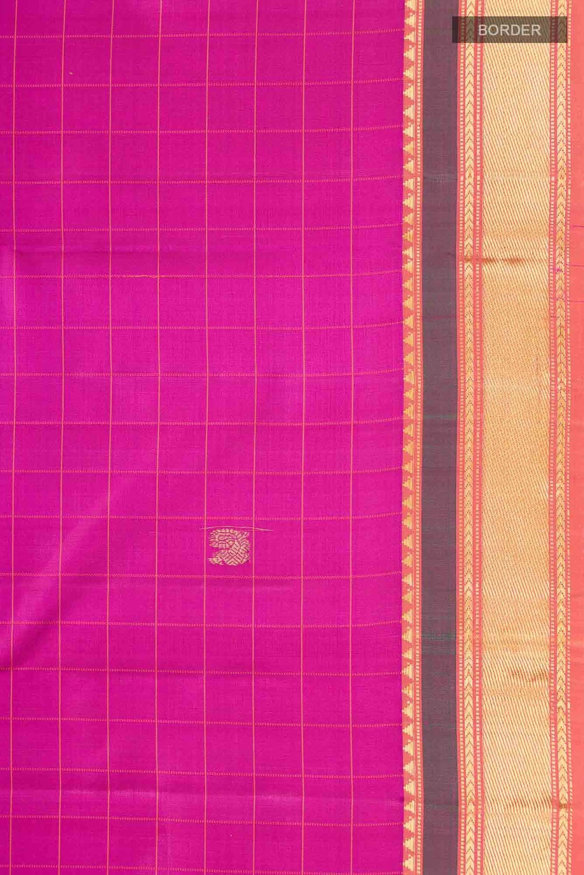 Pink Kanchipuram Silk Saree