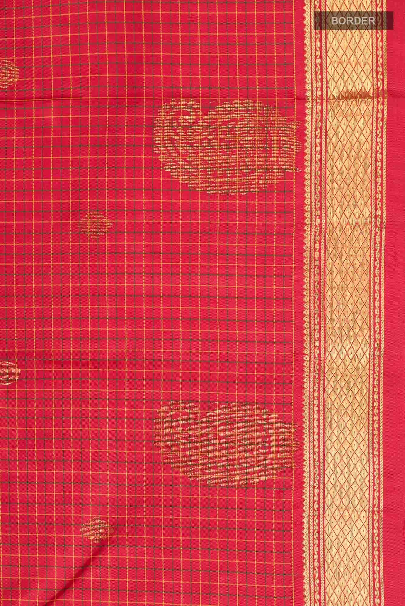 Red Kanchipuram Silk Saree