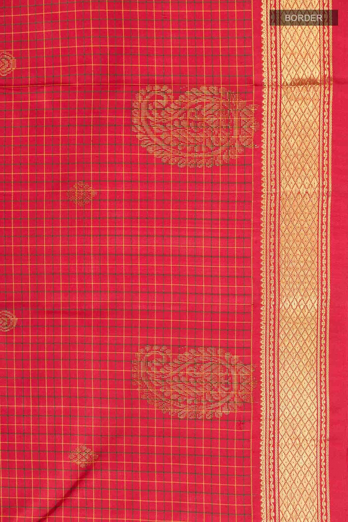 Red Kanjivaram Silk Saree