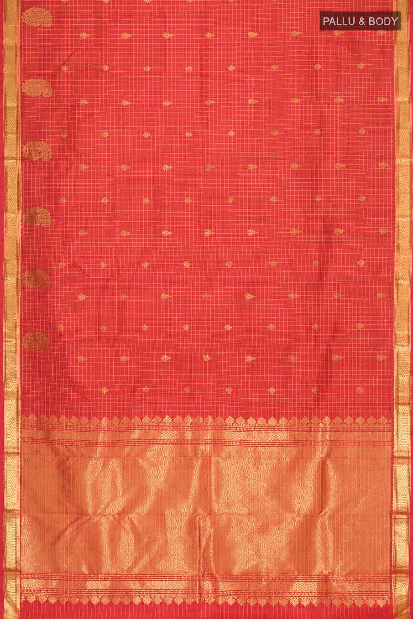 Red Kanchipuram Silk Saree