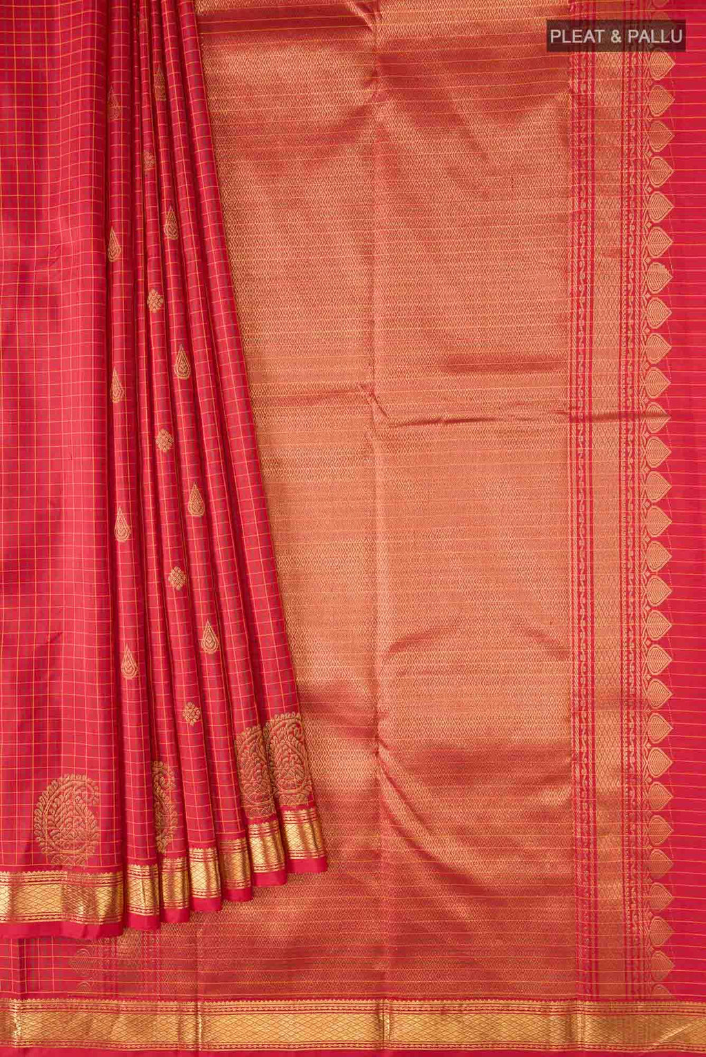 Red Kanchipuram Silk Saree