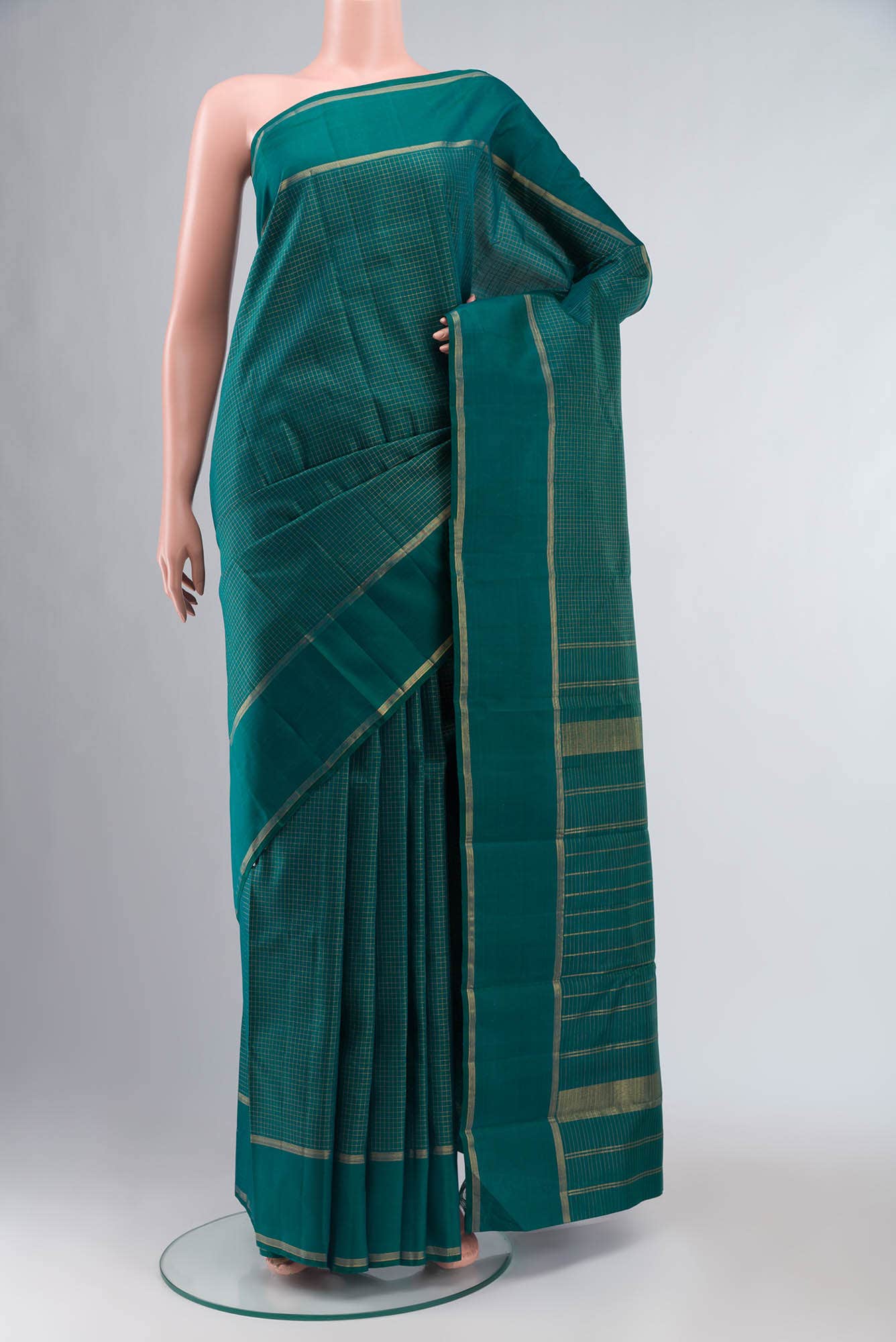 Green Kanchipuram Silk Saree