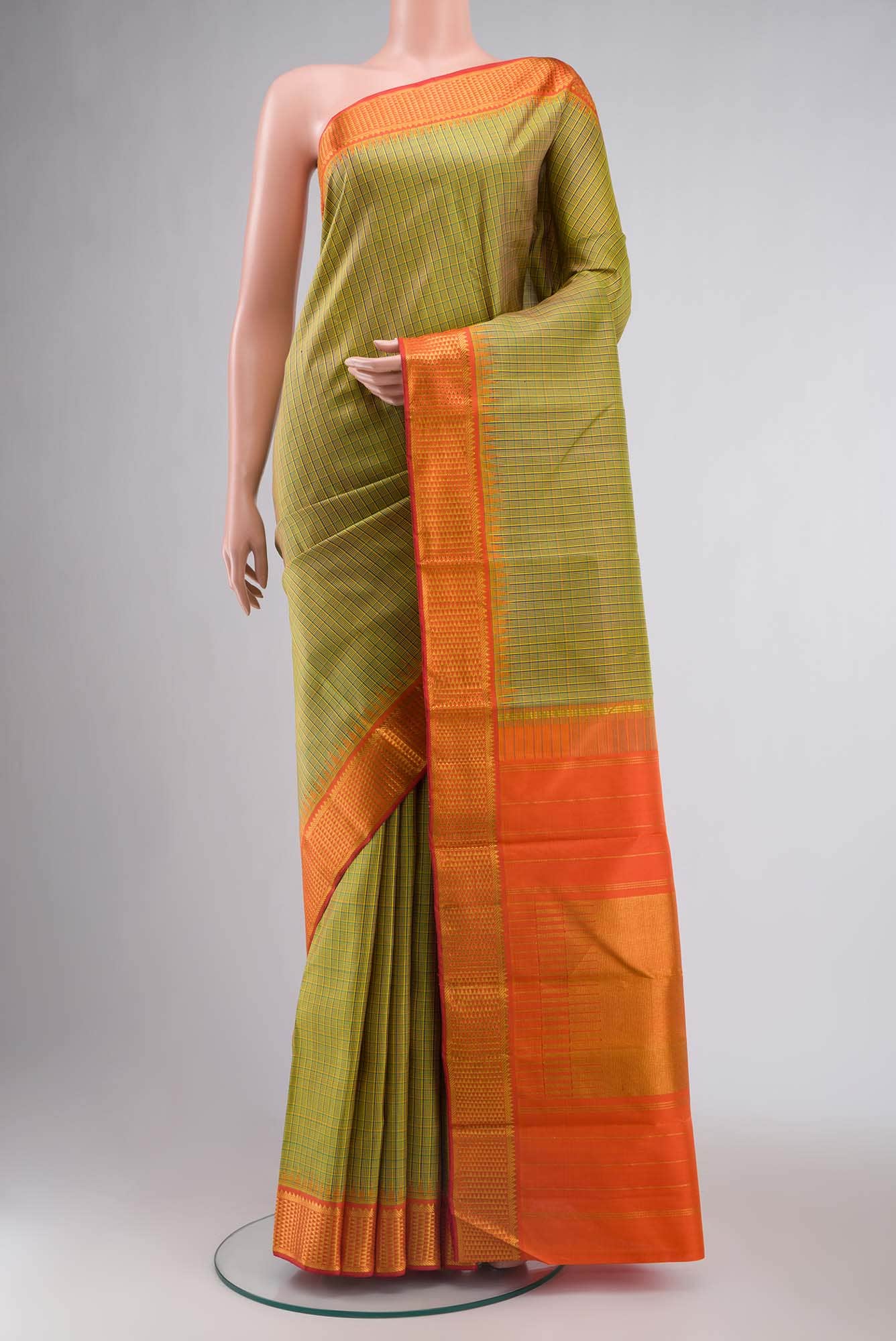 Green Kanchipuram Silk Saree