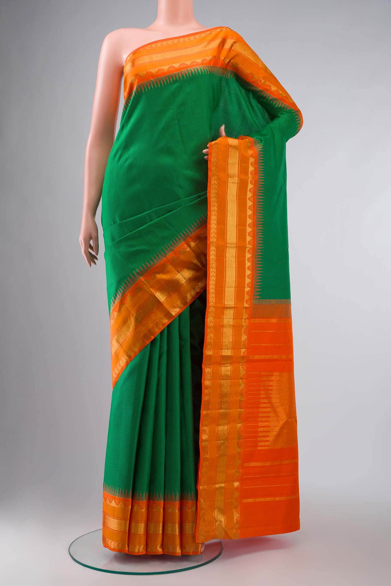 Green Kanchipuram Silk Saree