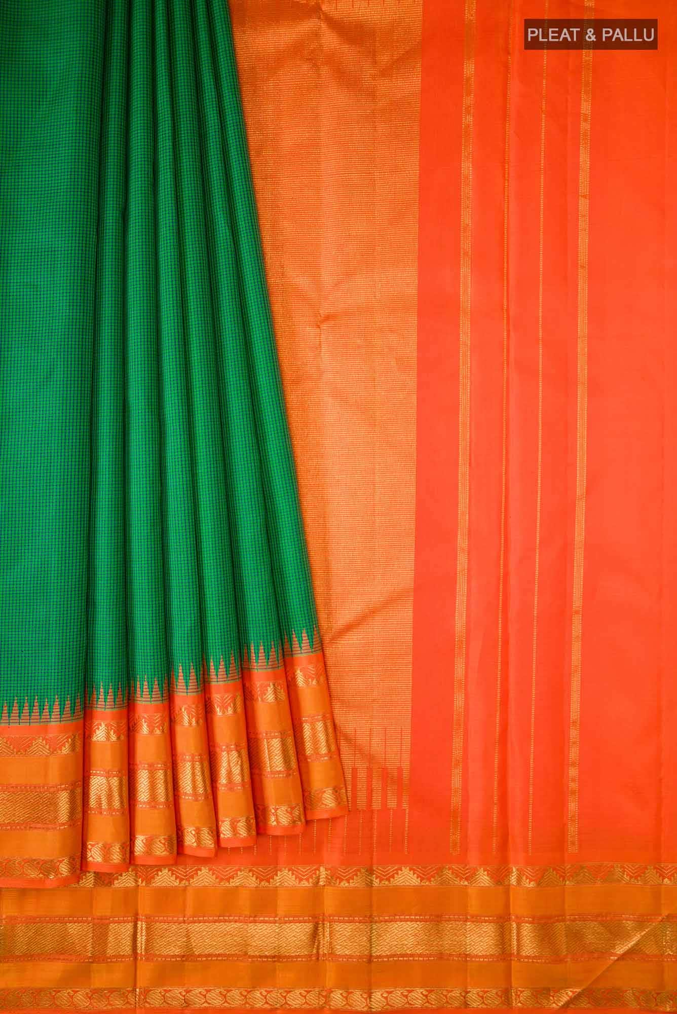 Green Kanchipuram Silk Saree