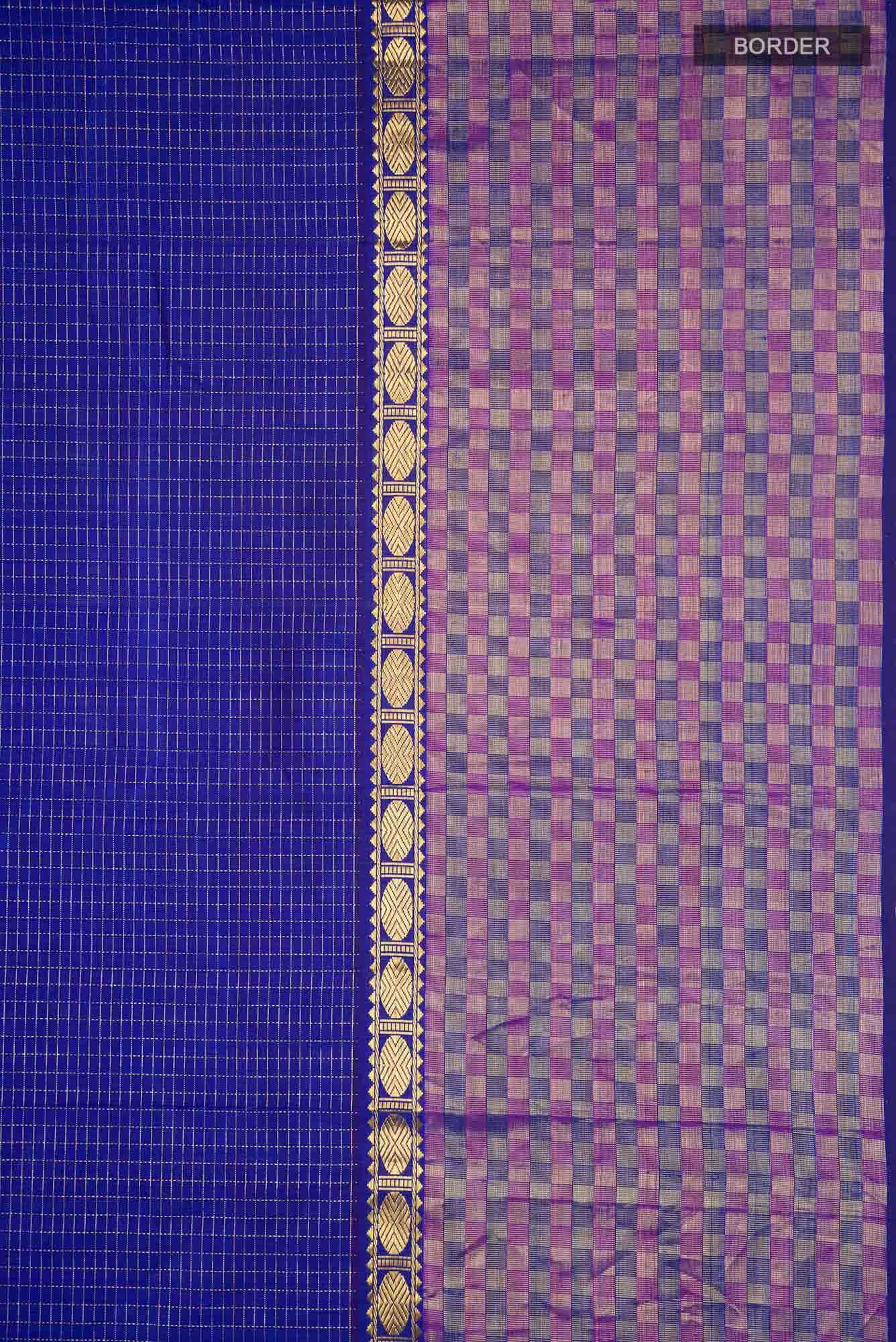 Royal Blue Kanchipuram Silk Saree