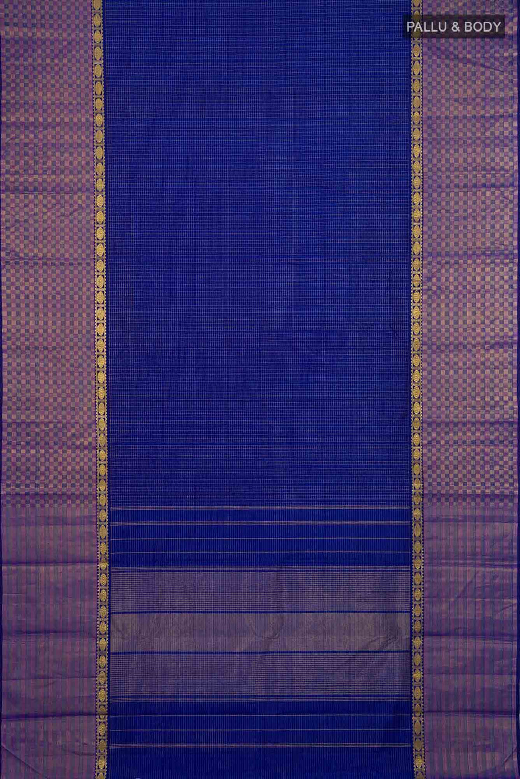 Royal Blue Kanchipuram Silk Saree