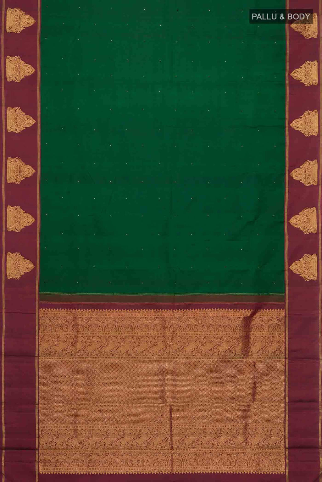 Green Kanchipuram Silk Saree
