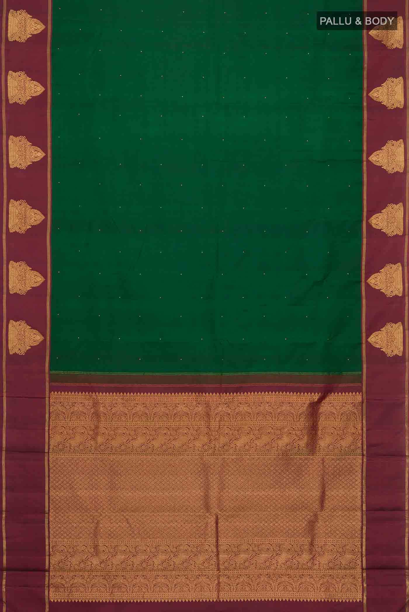 Green Kanchipuram Silk Saree