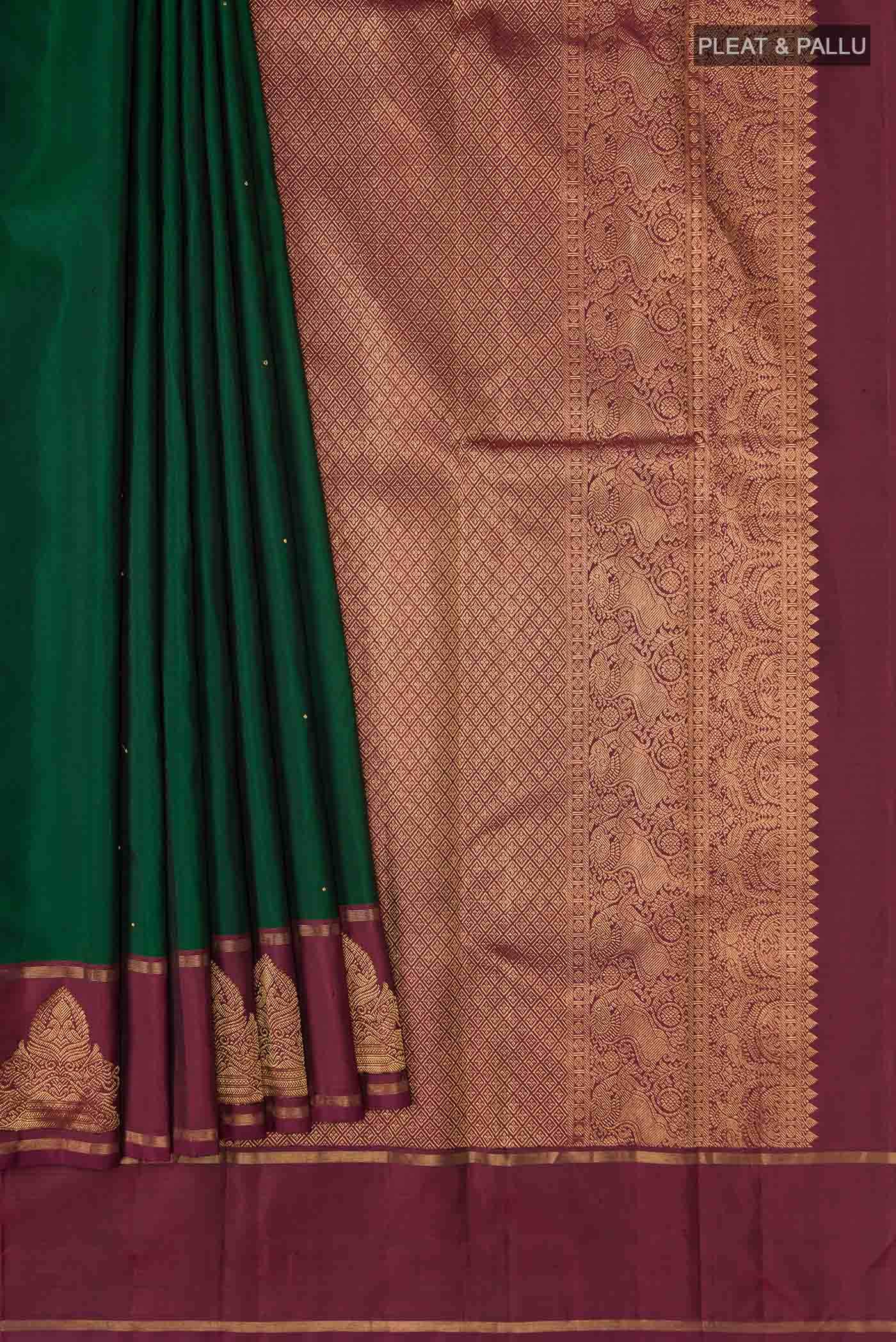Green Kanchipuram Silk Saree