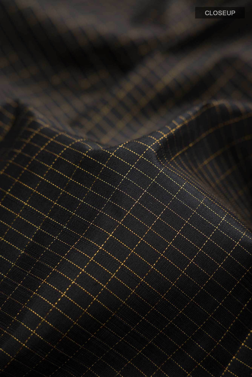 Black Kanchipuram Silk Saree