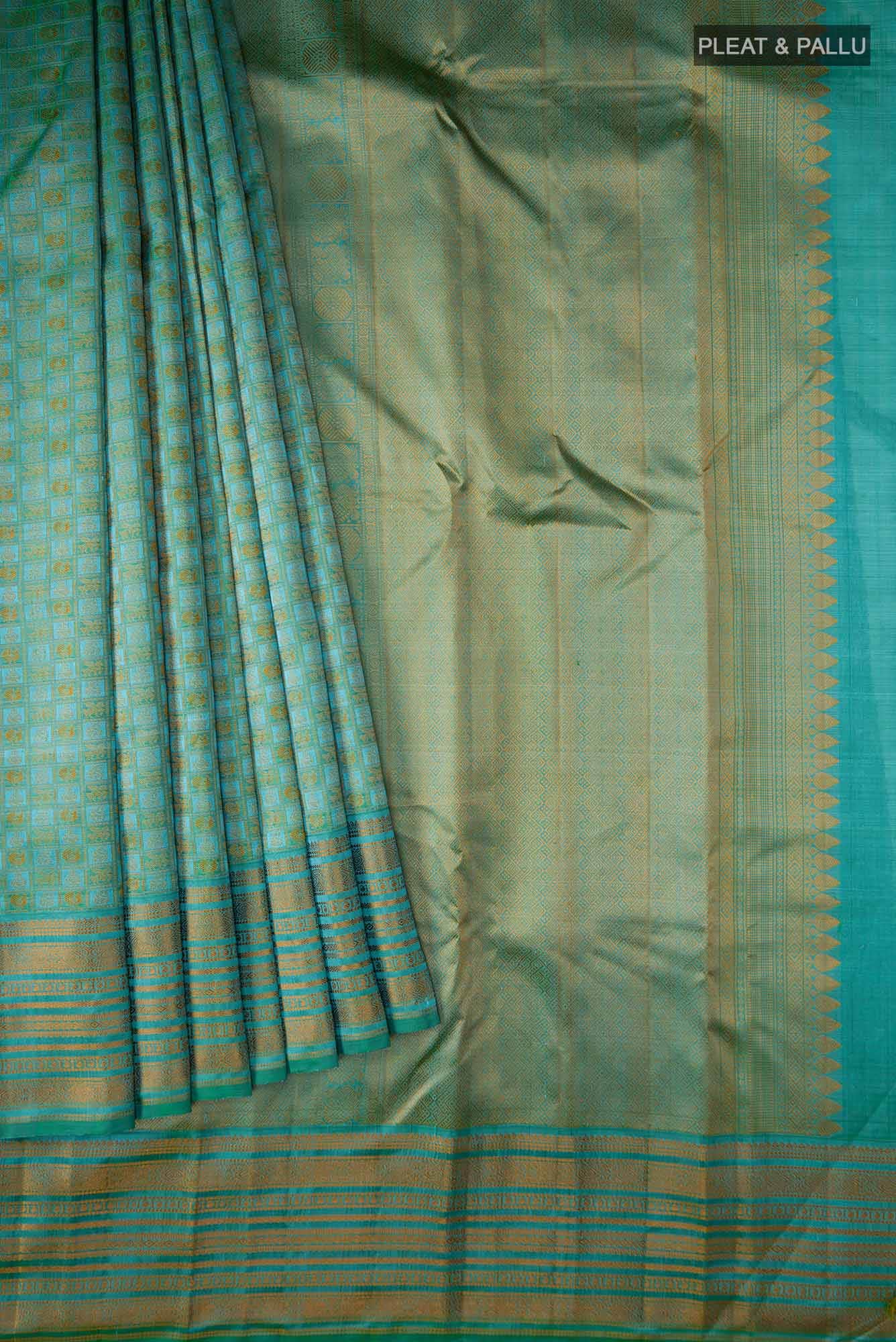 Green Kanchipuram Silk Saree
