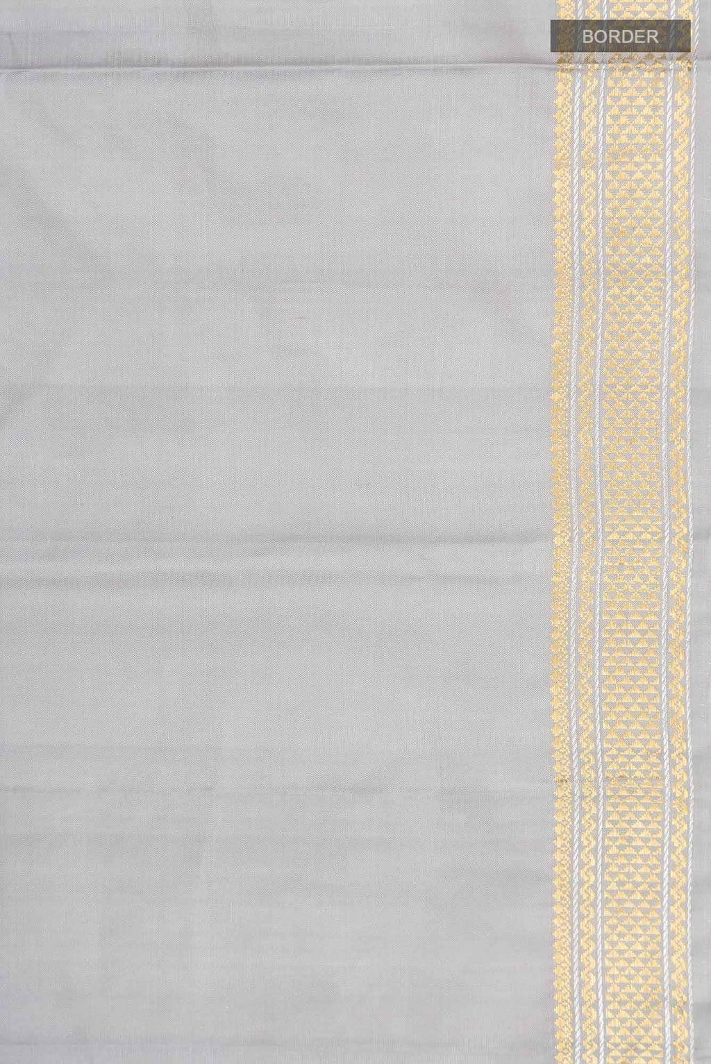 Grey Kanchipuram Silk Saree