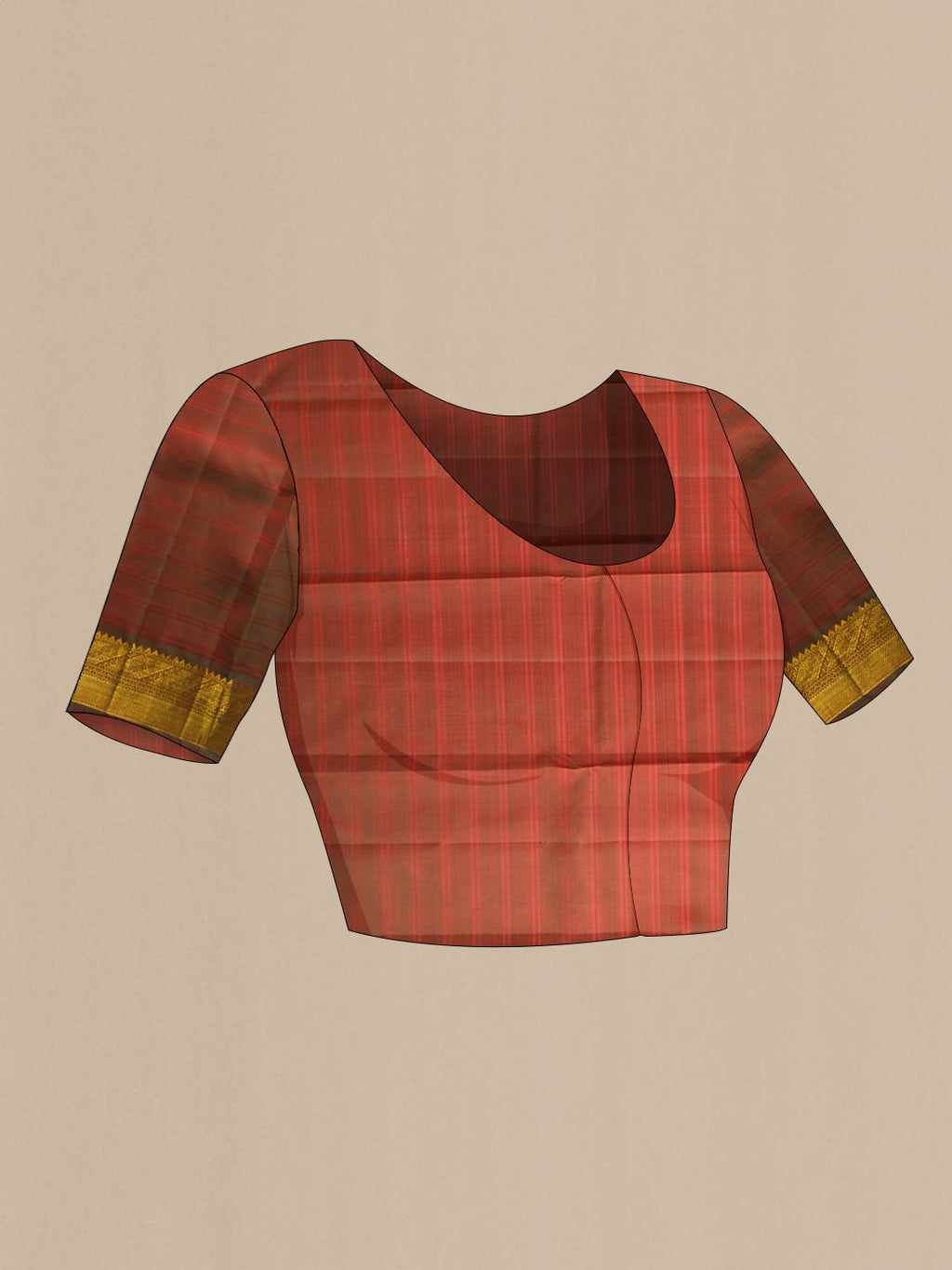 Pure Silk Pure Zari Pink Dual Tone Kanchipuram Saree