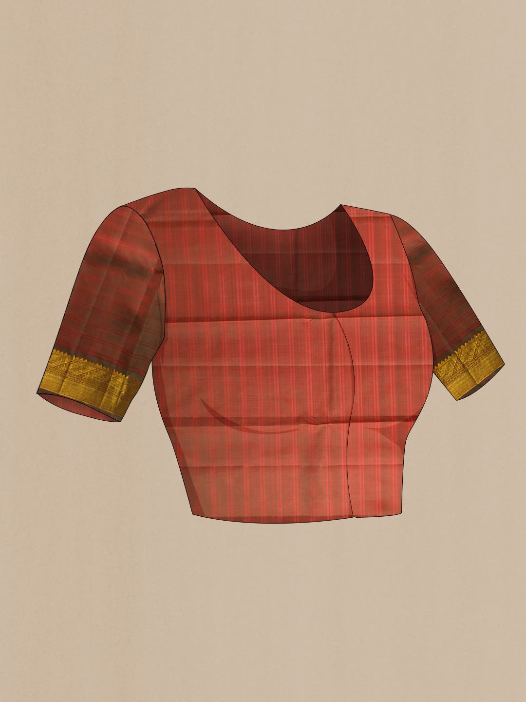 Pure Silk Pure Zari Pink Dual Tone Kanchipuram Saree