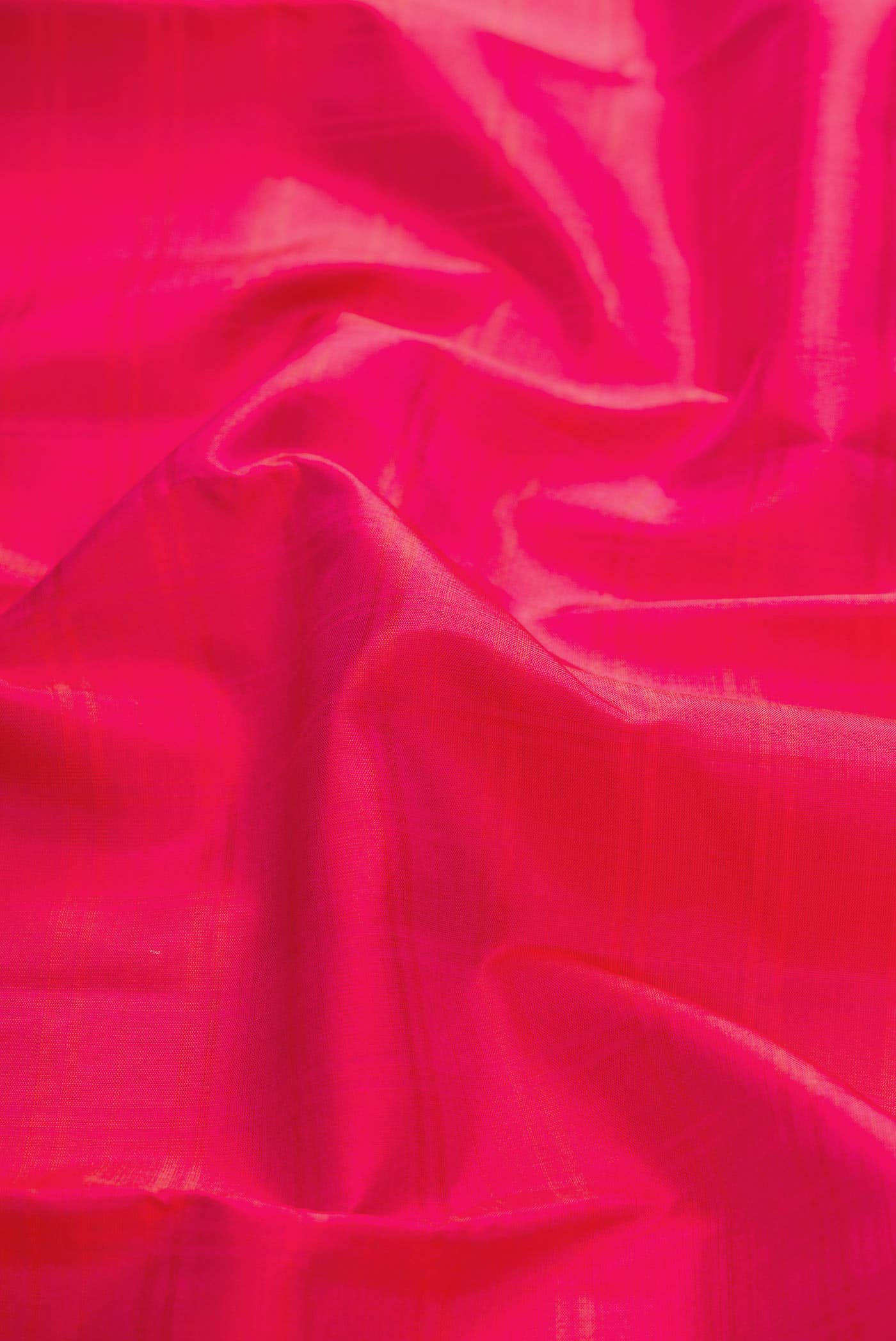 Pure Silk Pure Zari Pink Dual Tone Kanchipuram Saree