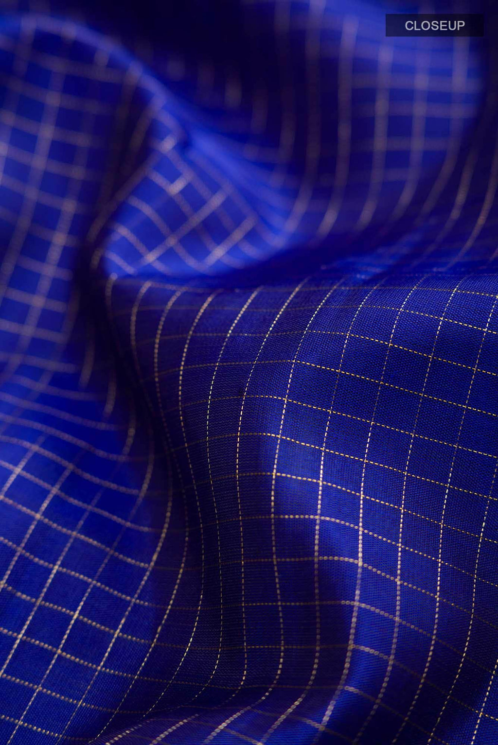 Blue Kanchipuram Silk Saree