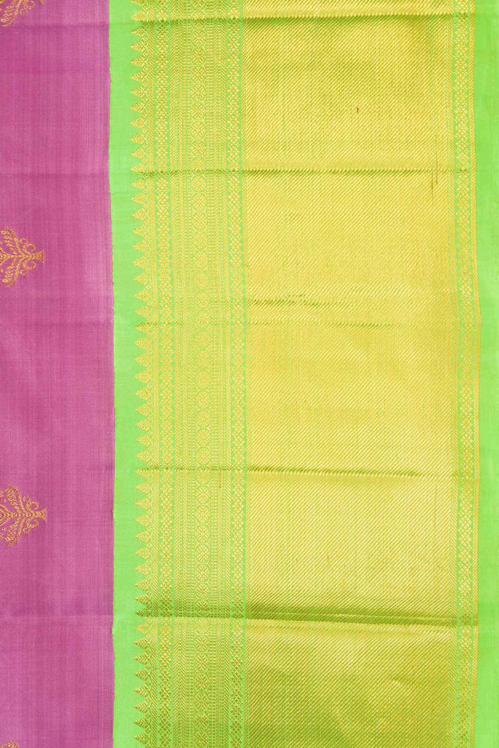 Lavender Dual Tone Kanchipuram Silk Saree