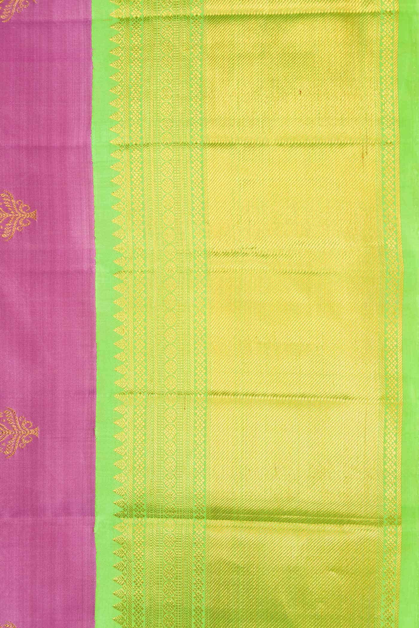 Lavender Dual Tone Kanchipuram Silk Saree