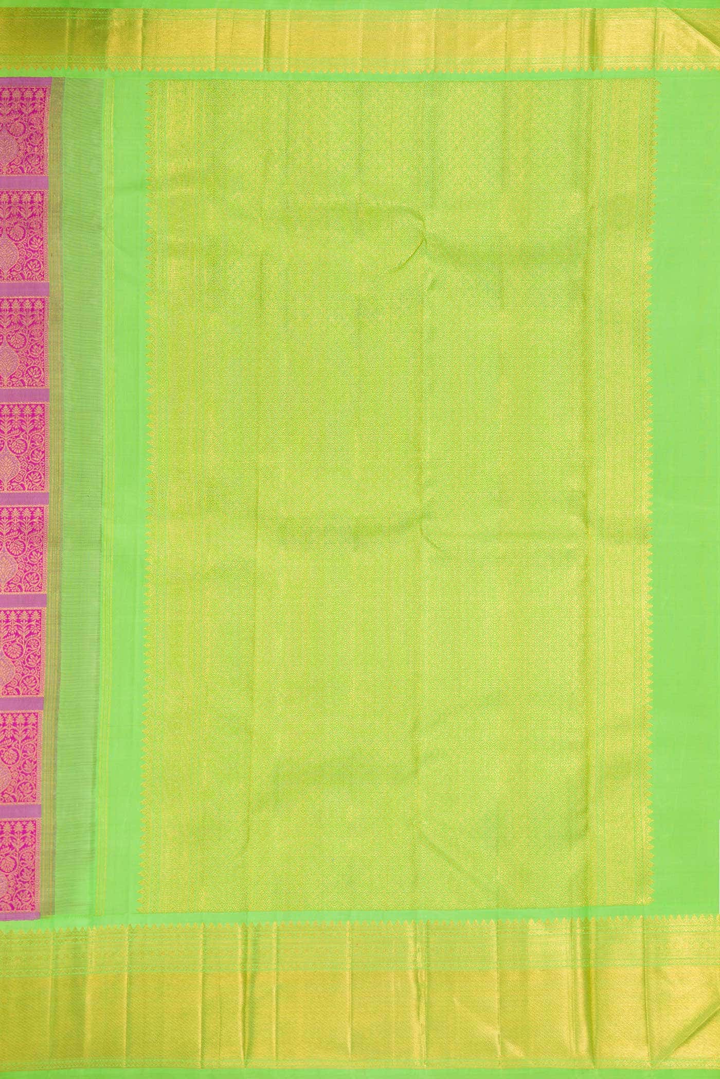 Lavender Dual Tone Kanchipuram Silk Saree