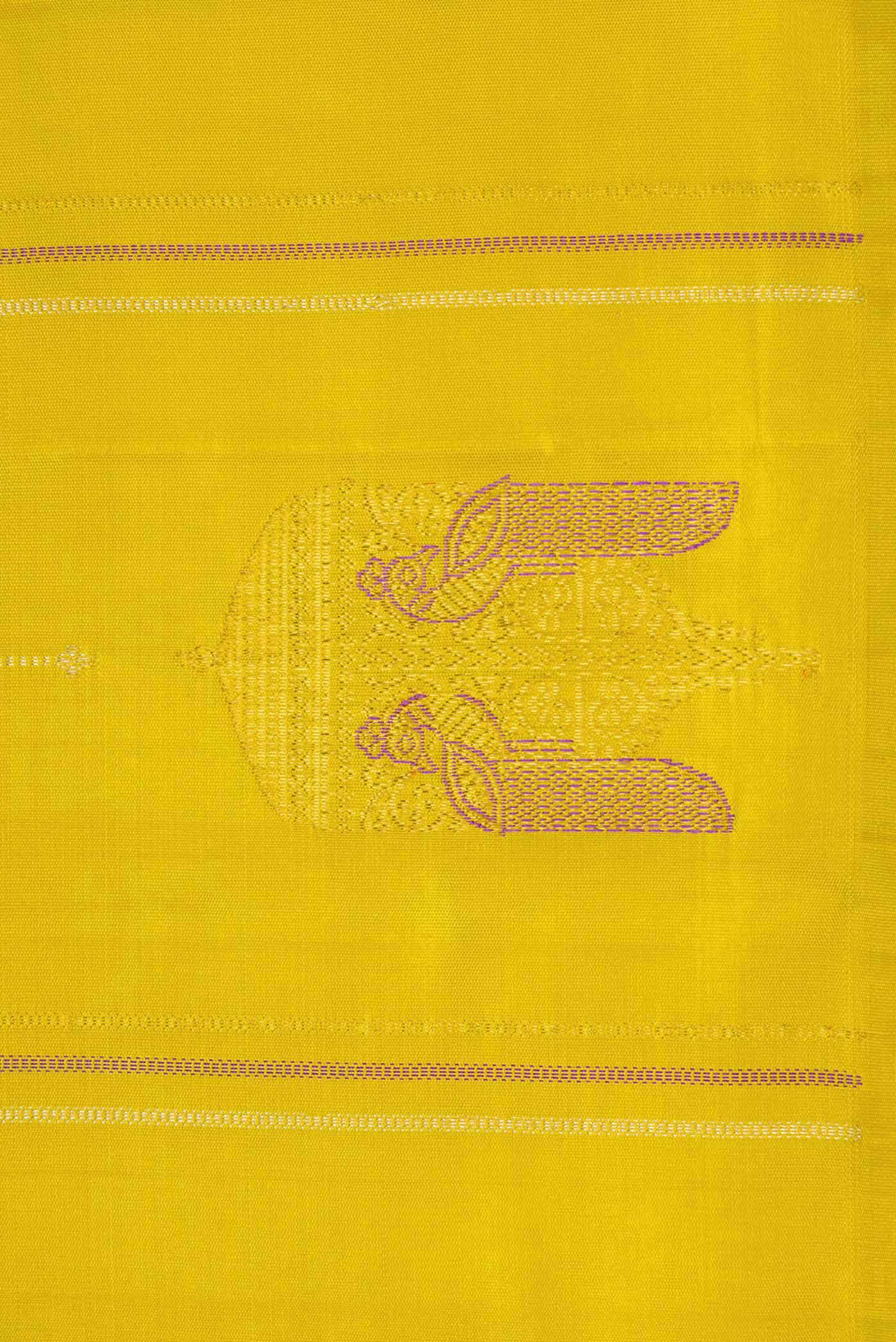 Gold Kanchipuram Silk Saree