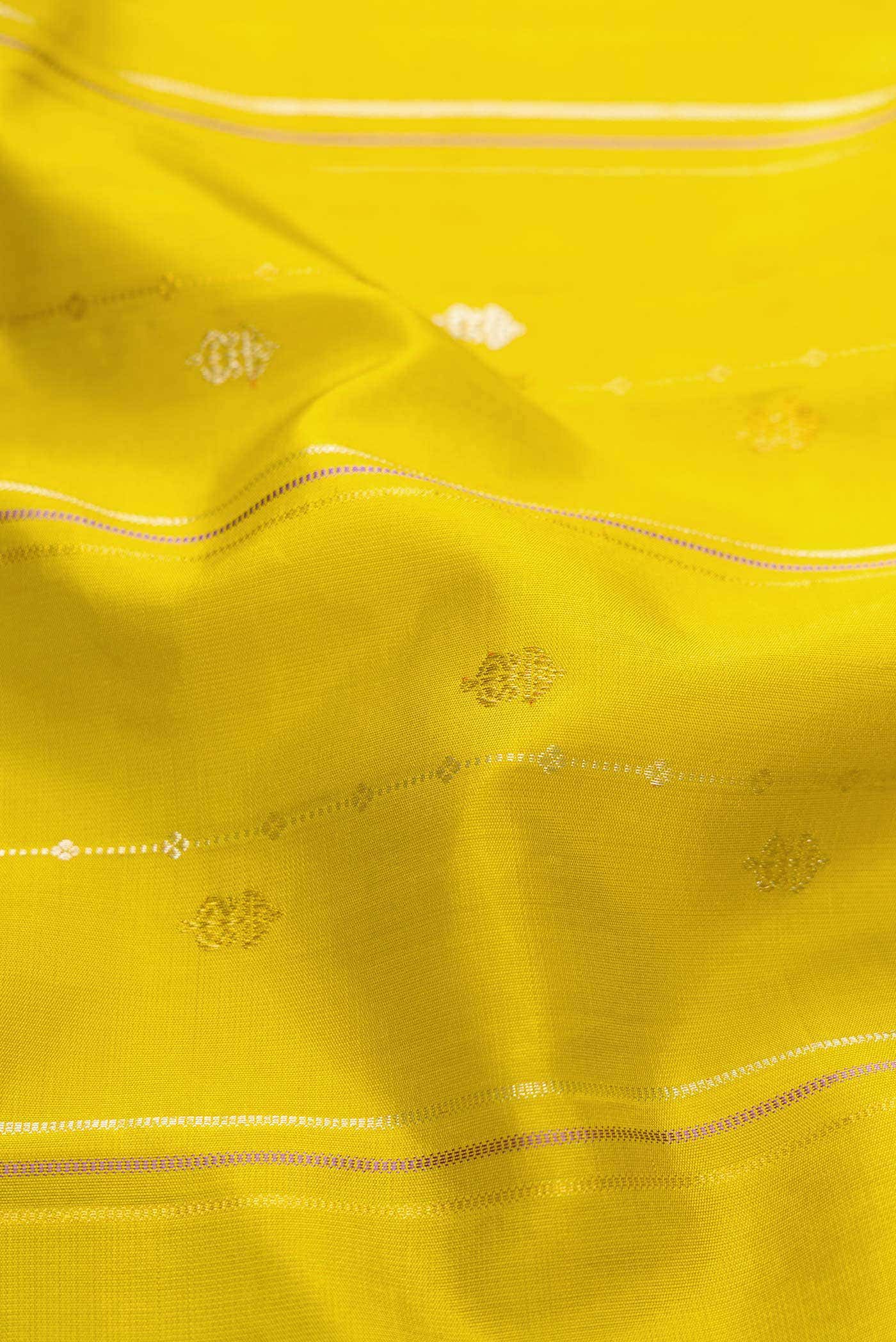 Gold Kanchipuram Silk Saree