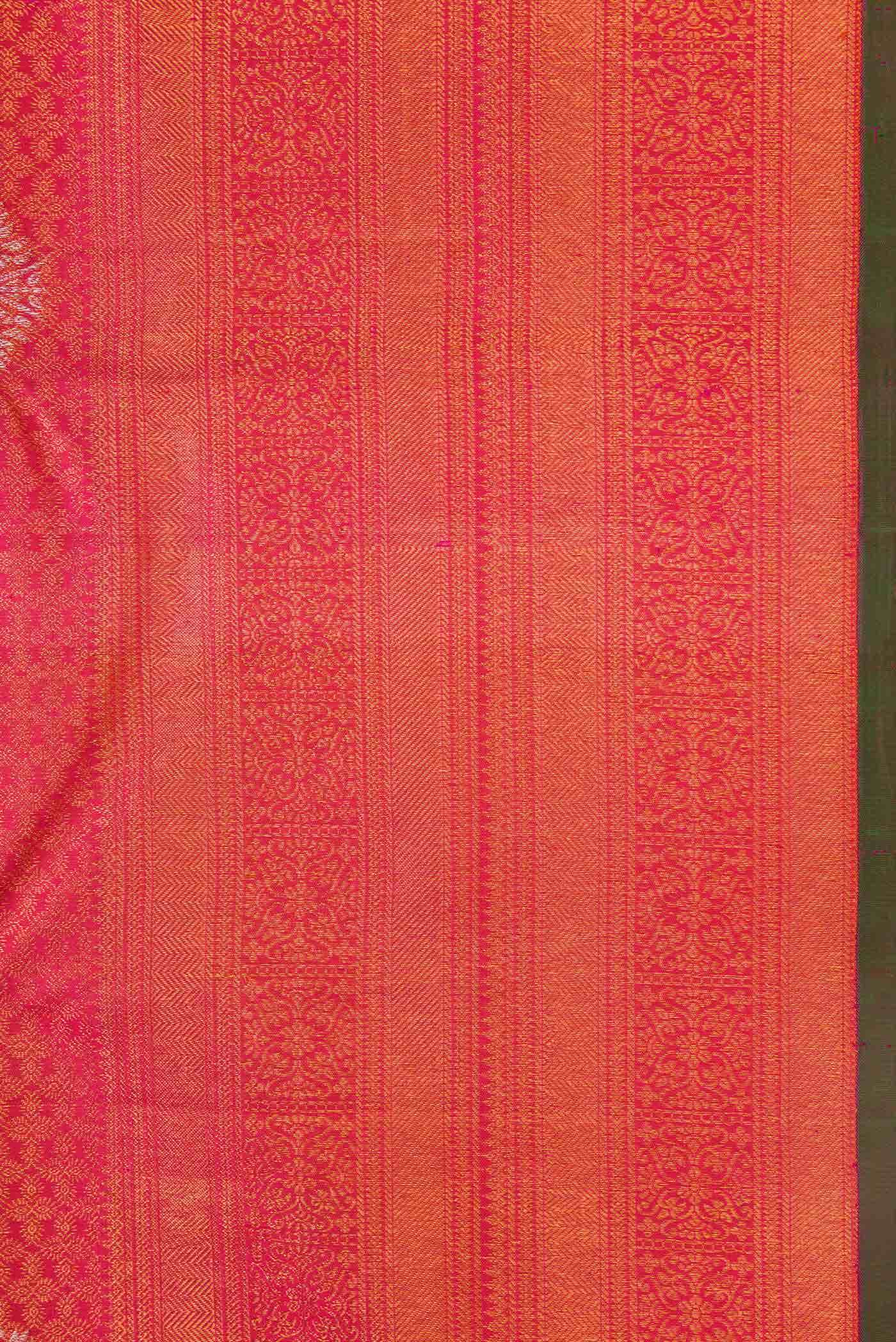 Pink Dual Tone Kanchipuram Silk Saree