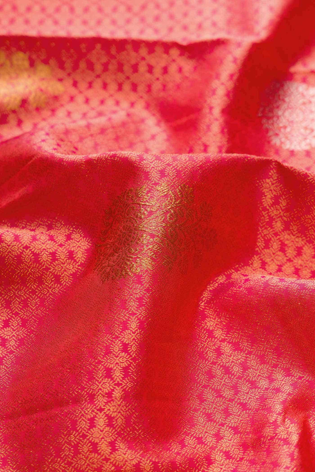 Pink Dual Tone Kanchipuram Silk Saree