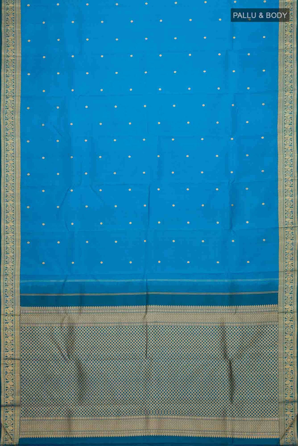 Blue Kanchipuram Silk Saree