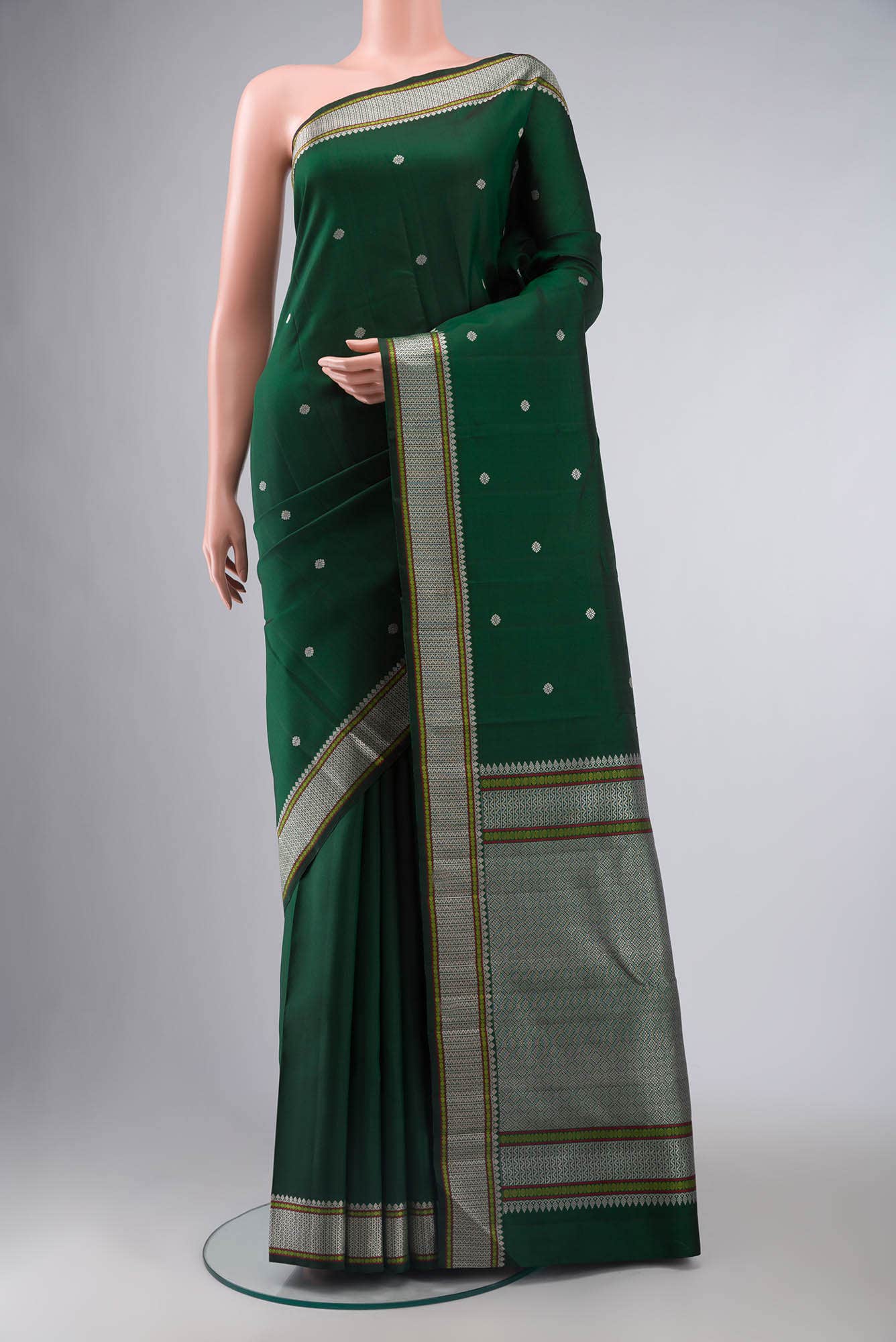 Green Kanchipuram Silk Saree