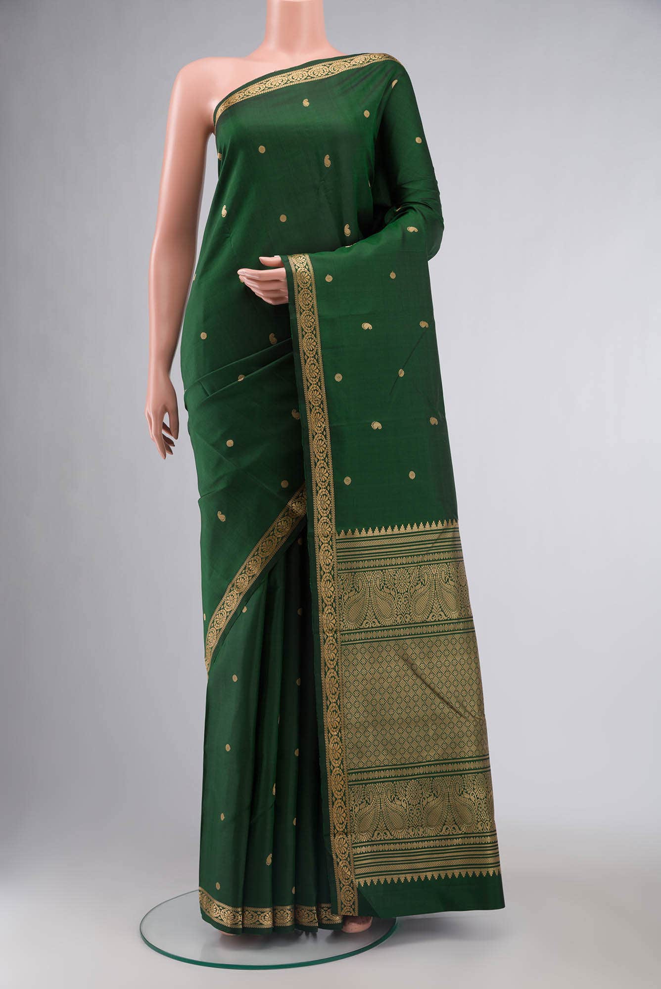 Green Kanchipuram Silk Saree