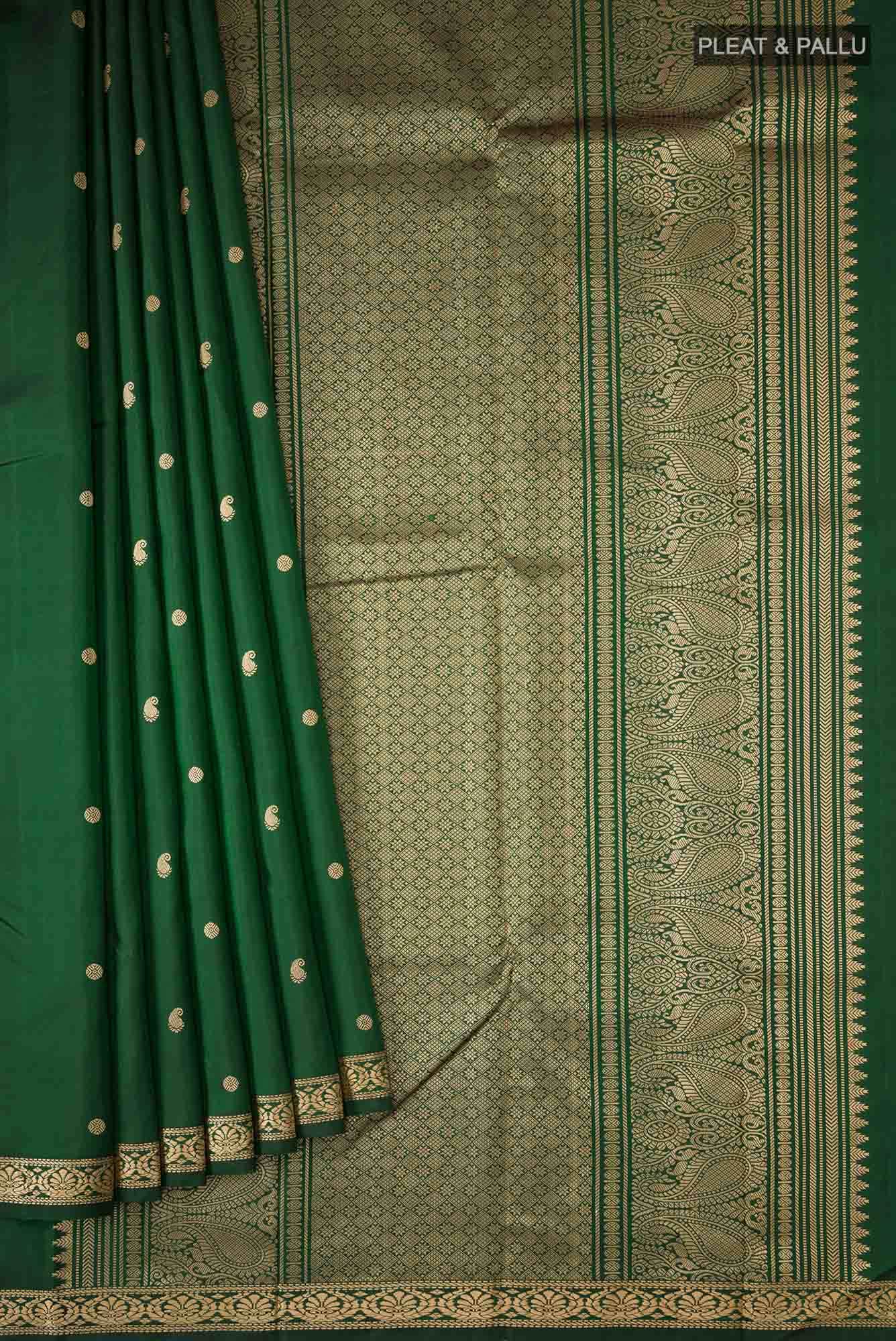 Green Kanchipuram Silk Saree