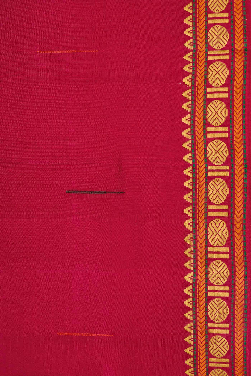 Maroon Dual Tone Kanchipuram Silk Saree