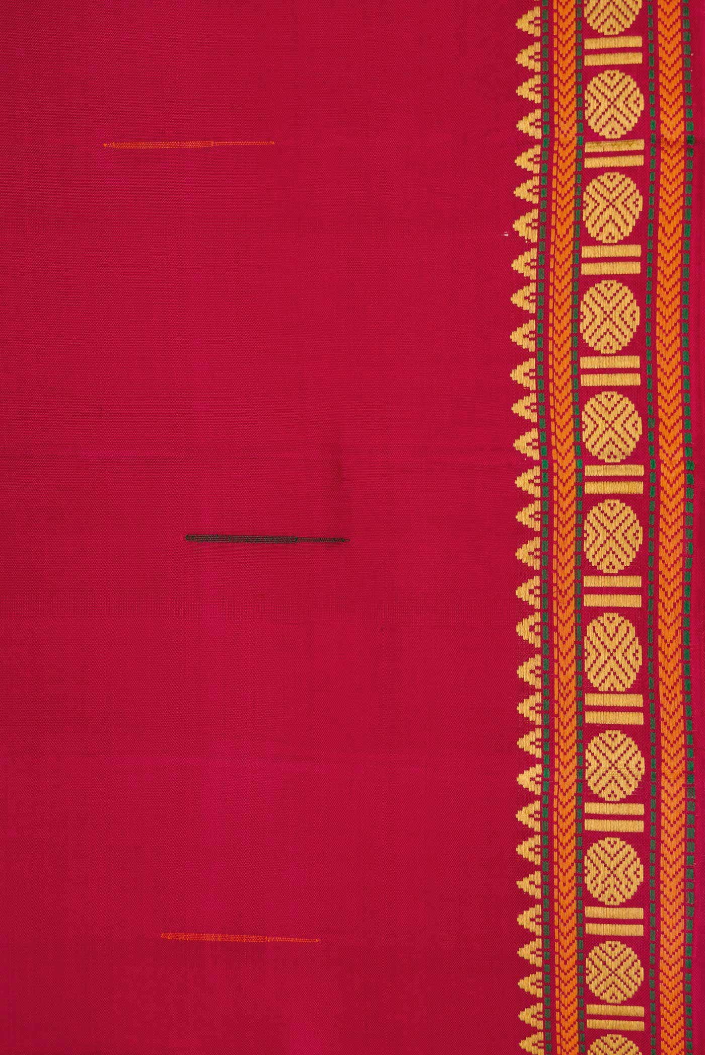 Maroon Dual Tone Kanchipuram Silk Saree