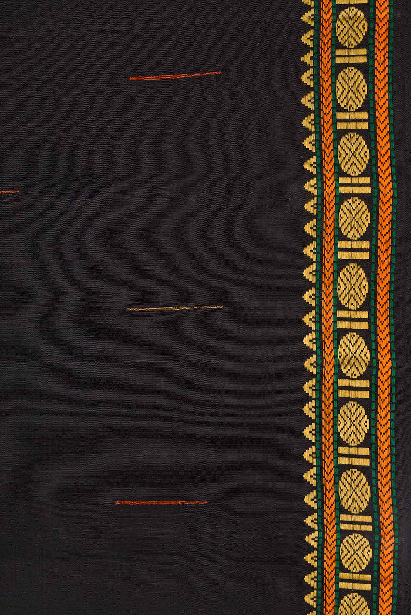 Black Kanchipuram Silk Saree