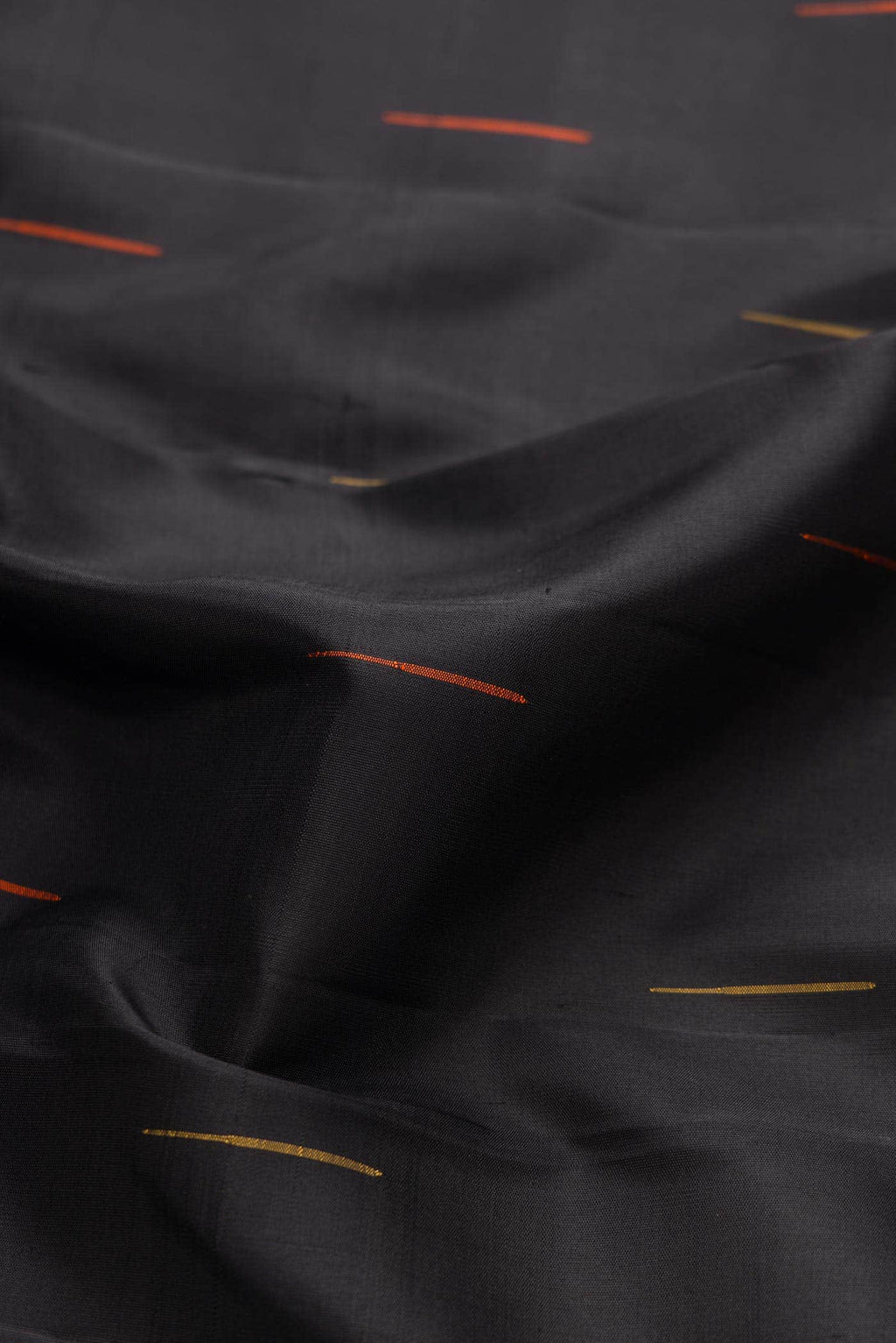 Black Kanchipuram Silk Saree