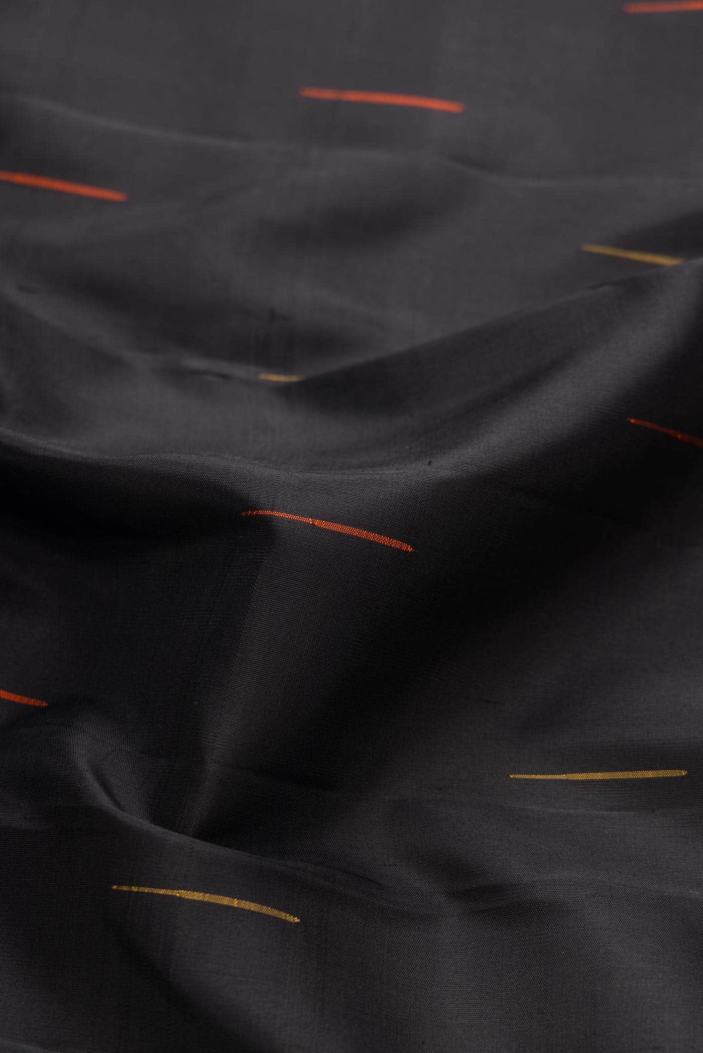 Black Kanchipuram Silk Saree