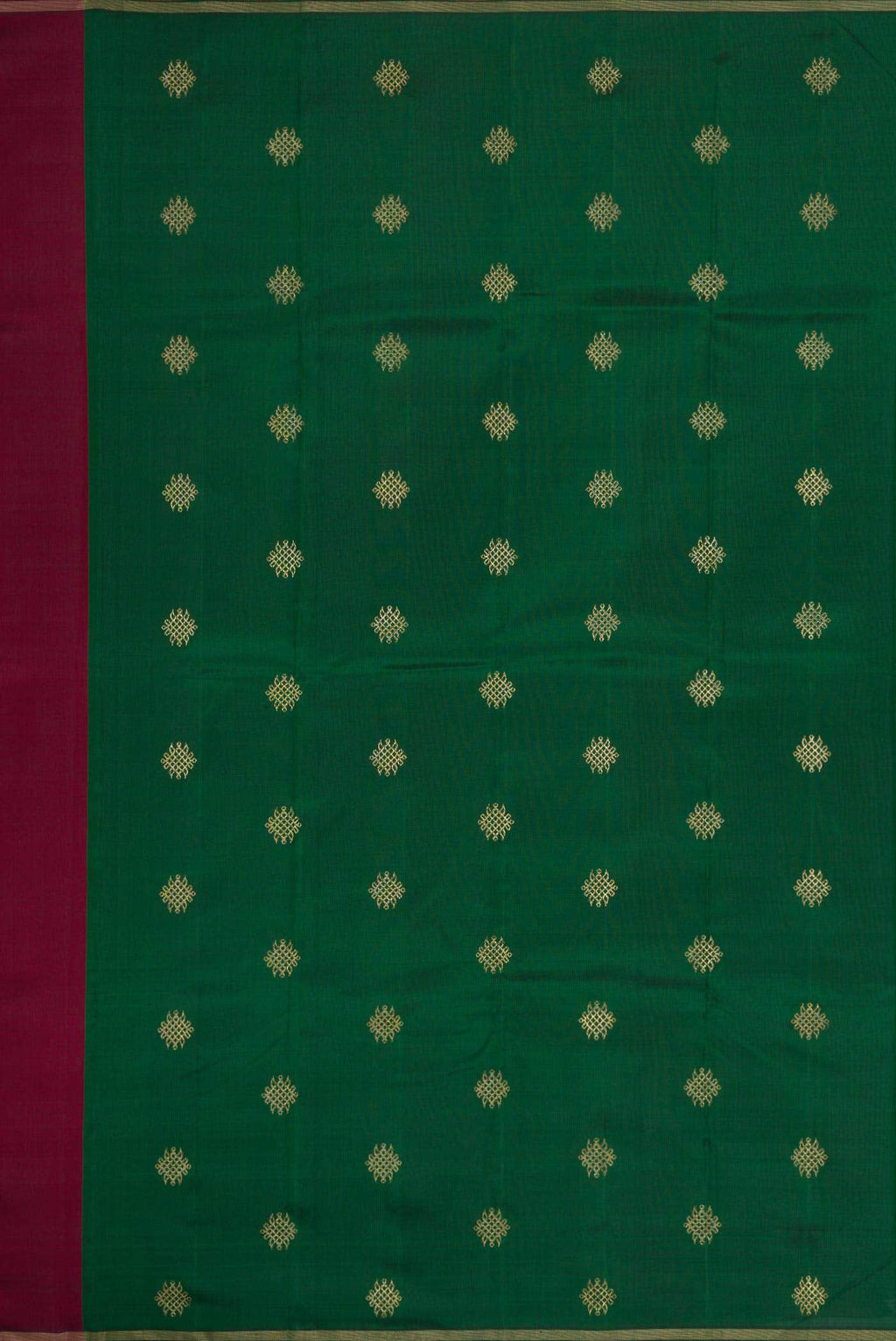 Pure Silk Pure Zari Maroon Dual Tone Kanchipuram Saree