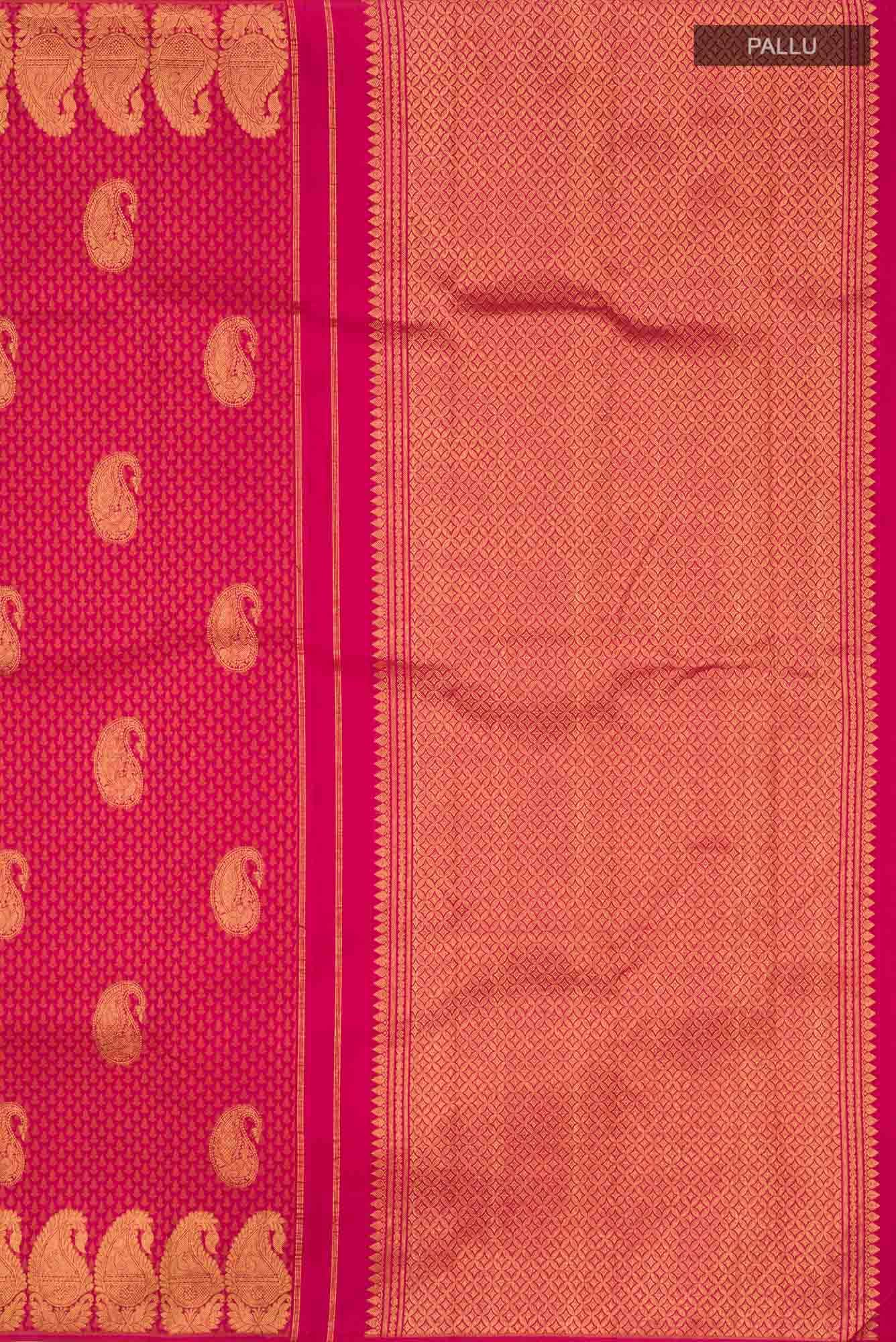 Pink Kanchipuram Silk Saree