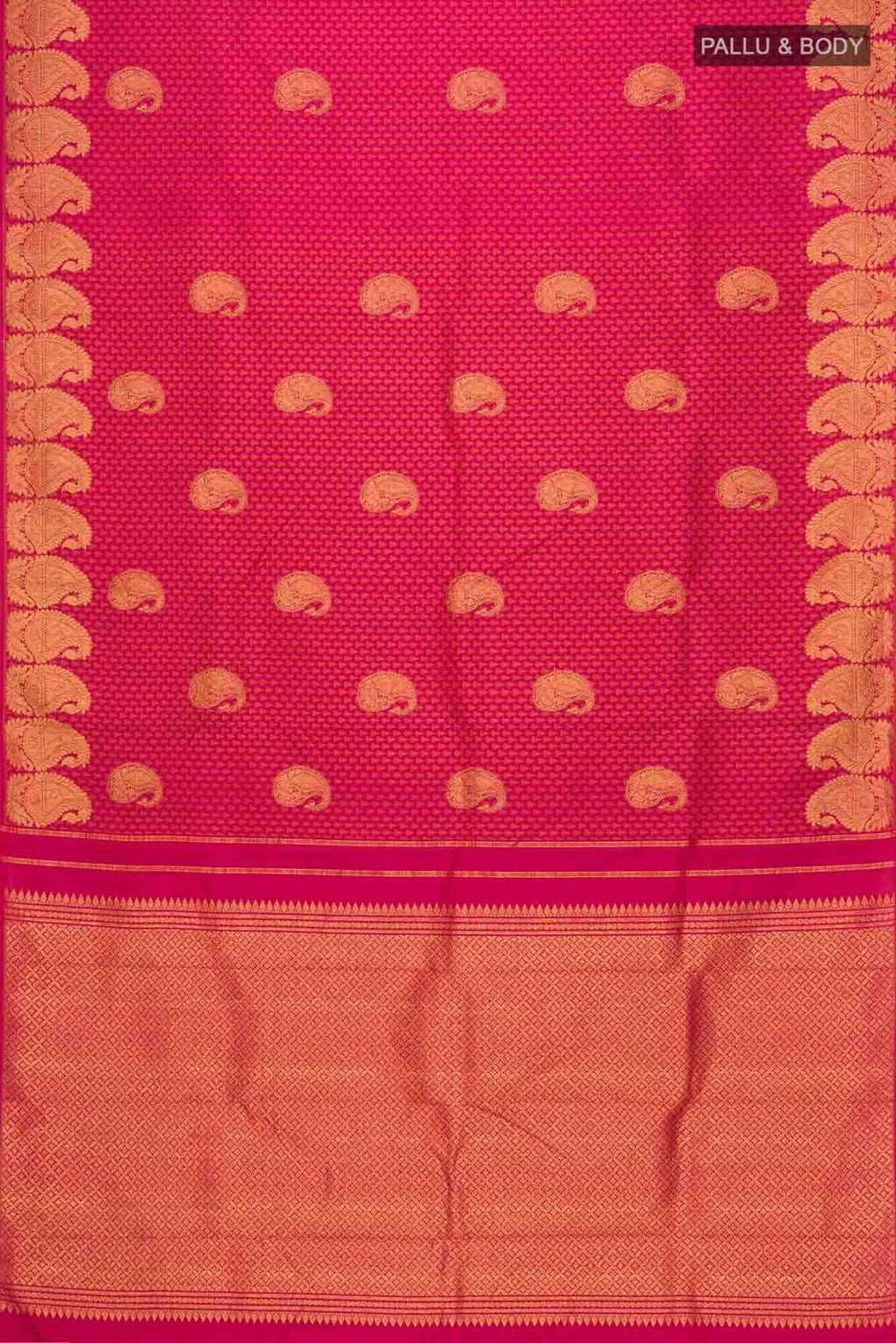 Pink Kanchipuram Silk Saree